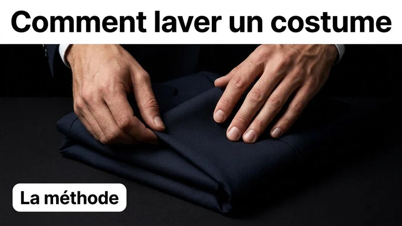 Comment laver un costume sans le ruiner : la méthode