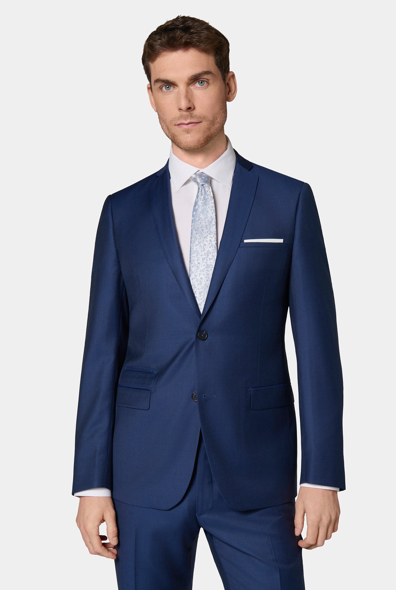 Costume, sergé pure laine de la Maison italienne Zegna fil à fil Jerem, entièrement doublée, intérieur semi-doublé