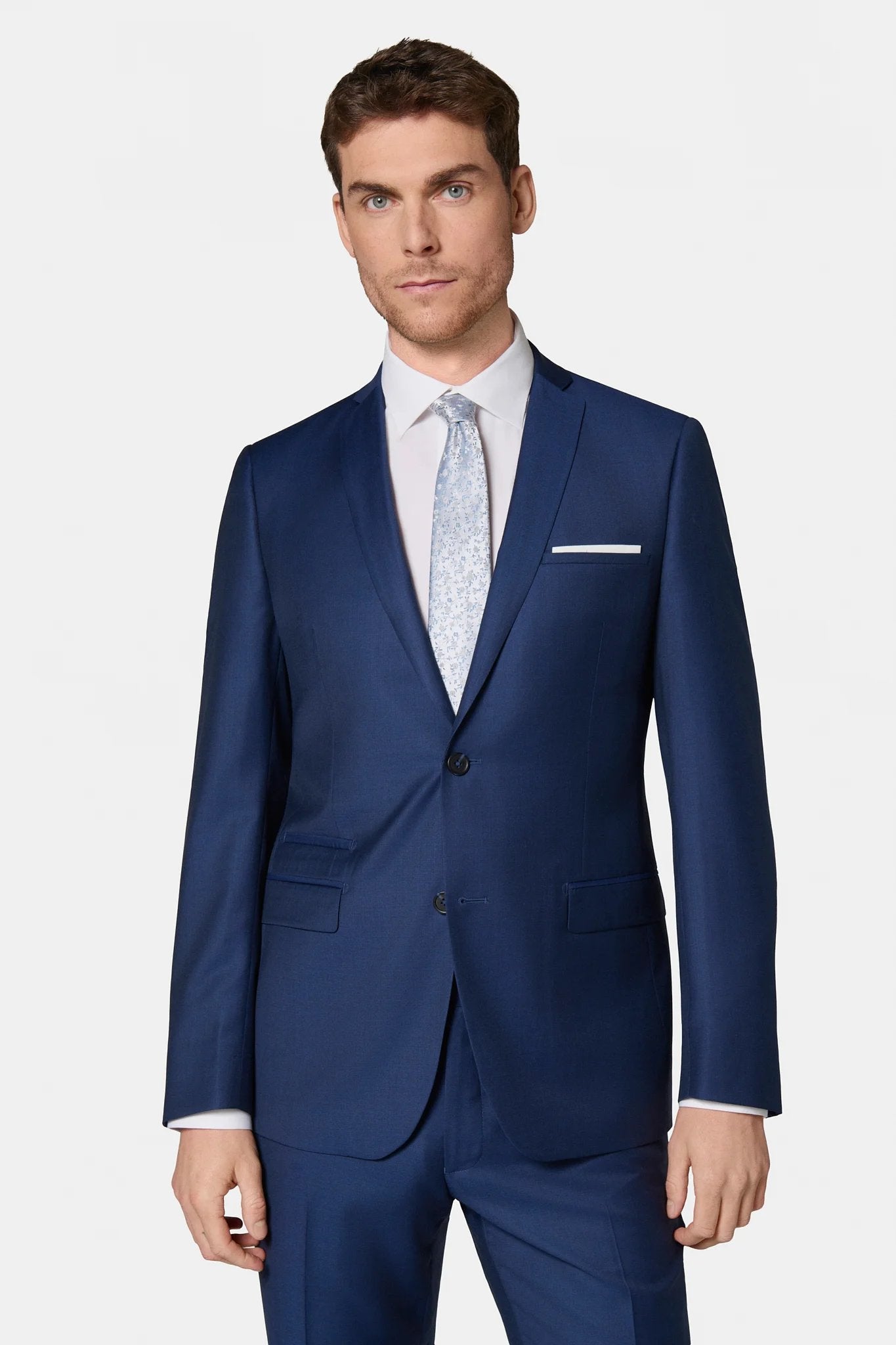 Costume, sergé pure laine de la Maison italienne Zegna fil à fil Jerem, entièrement doublée, intérieur semi-doublé