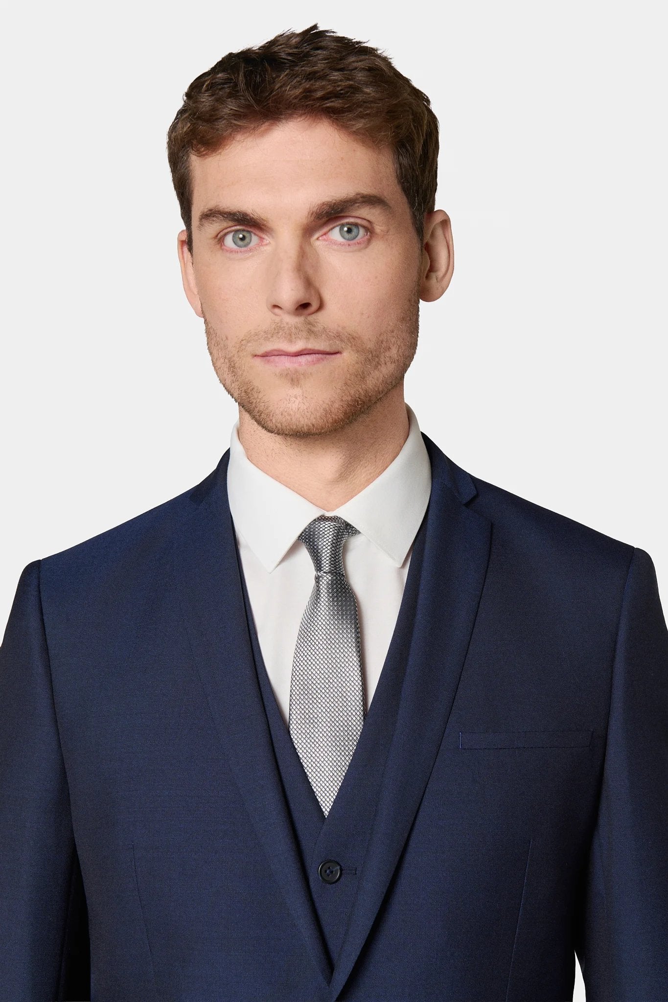 Jerem — Veste de costume en laine vierge Barberis Super 110's