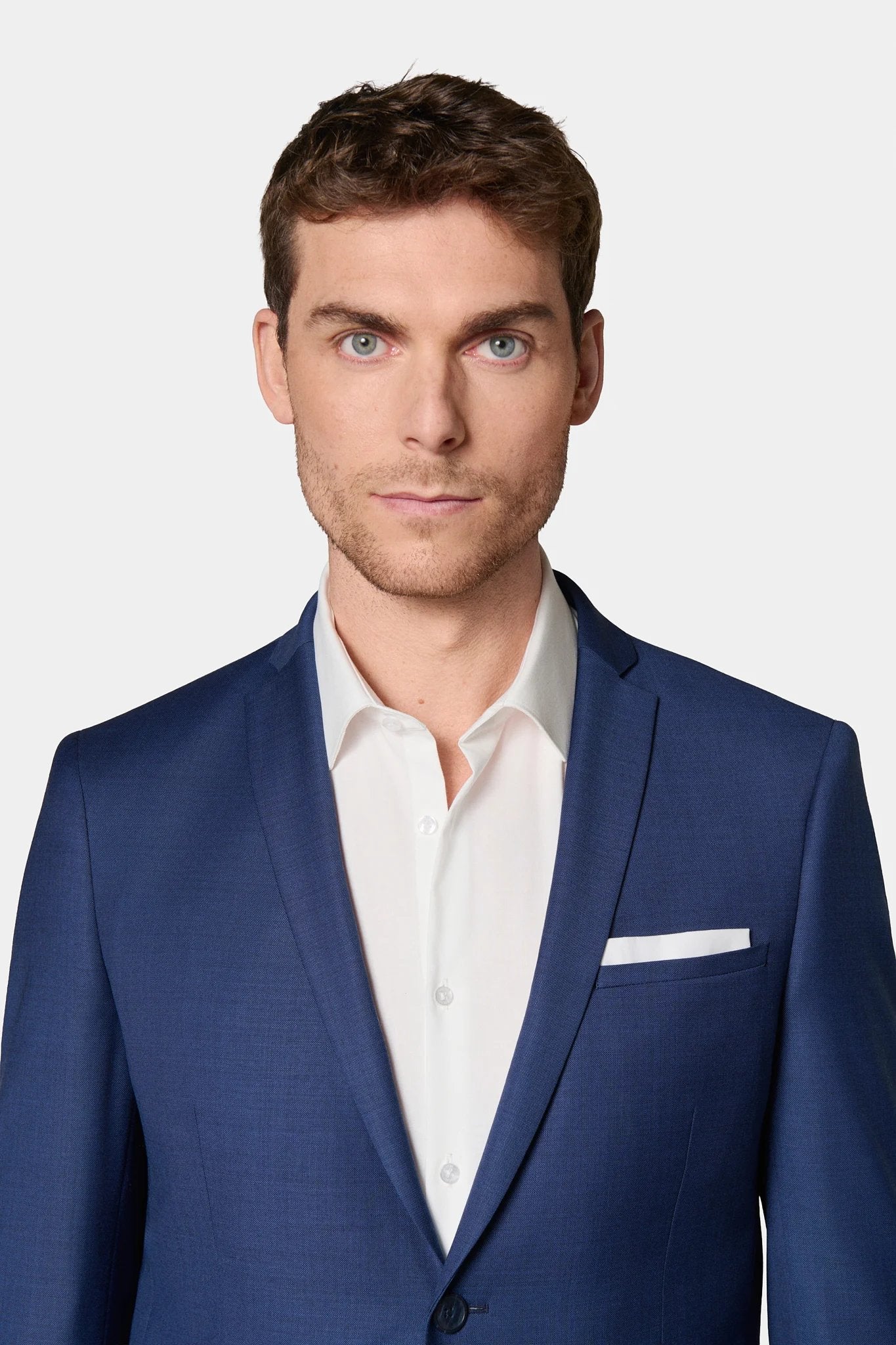 Jerem — Veste de costume en laine vierge super 120's « Natural stretch »
