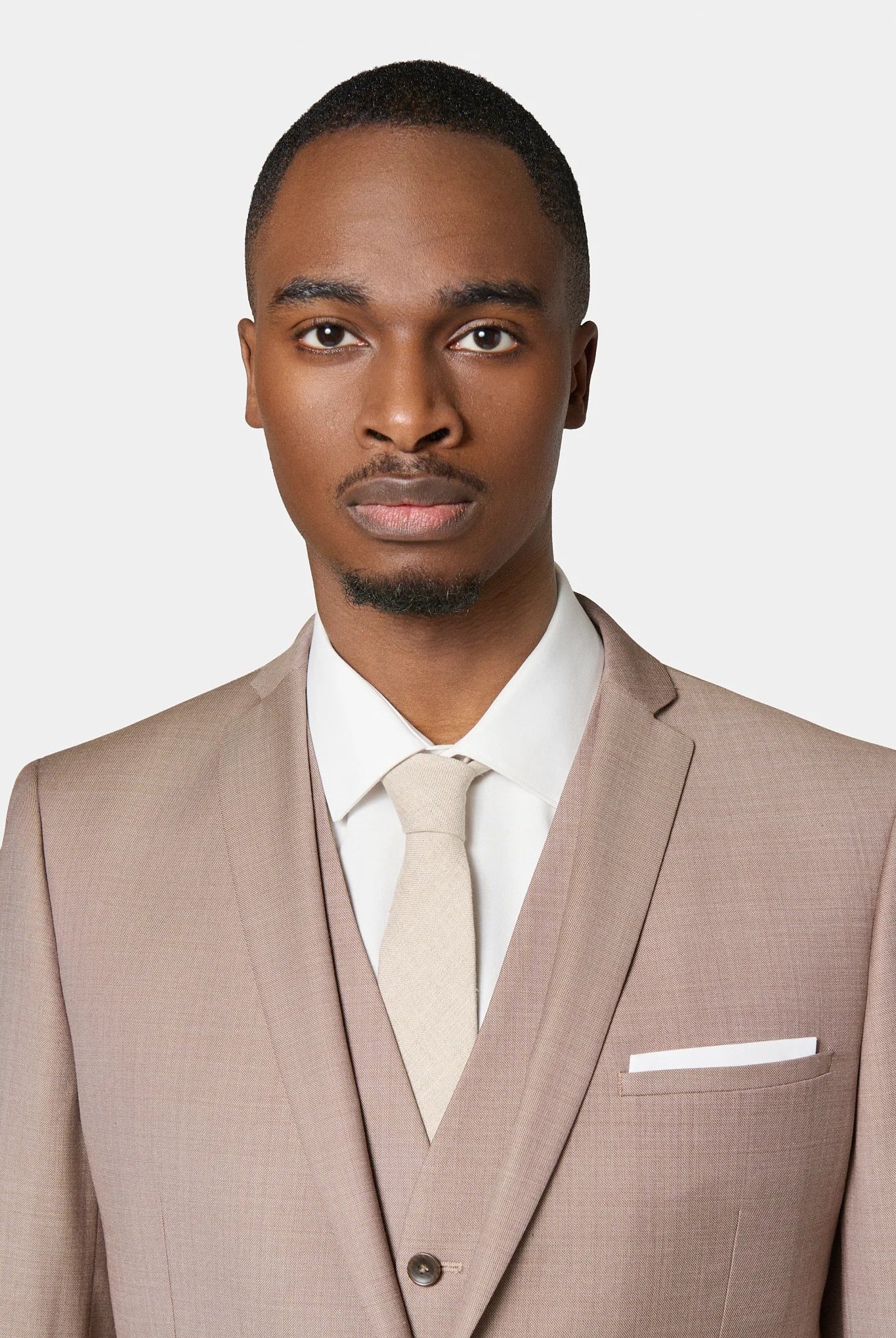 Veste de costume, laine vierge super 120's « Natural stretch » Jerem, fente d'aisance au dos, coupe droite