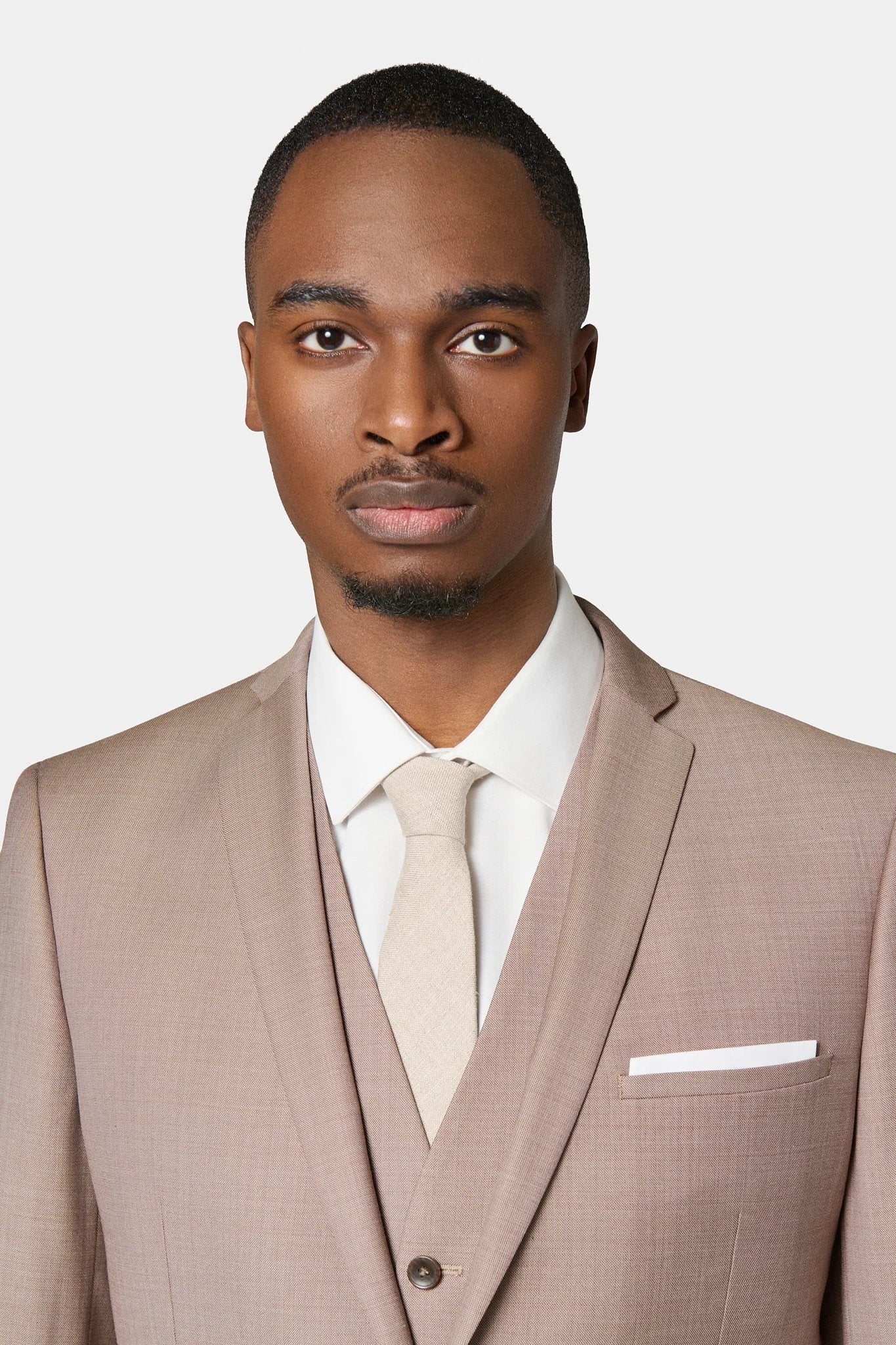 Veste de costume, laine vierge super 120's « Natural stretch » Jerem, fente d'aisance au dos, coupe droite