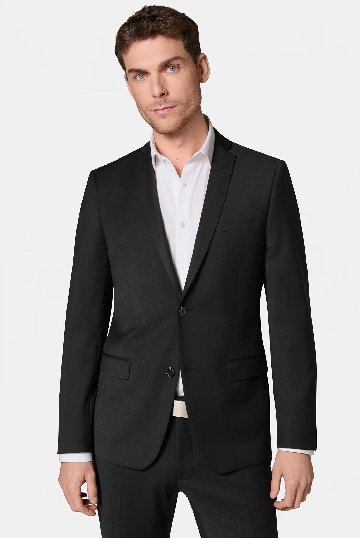Veste de costume lavable Jerem, poches passepoilées à rabat, poche poitrine