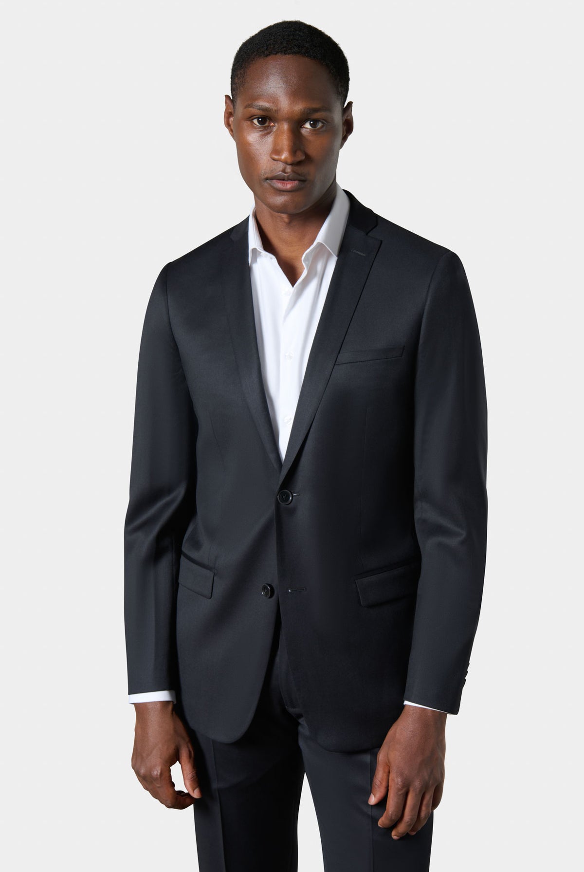 Manteau en laine col officier à plastron amovible