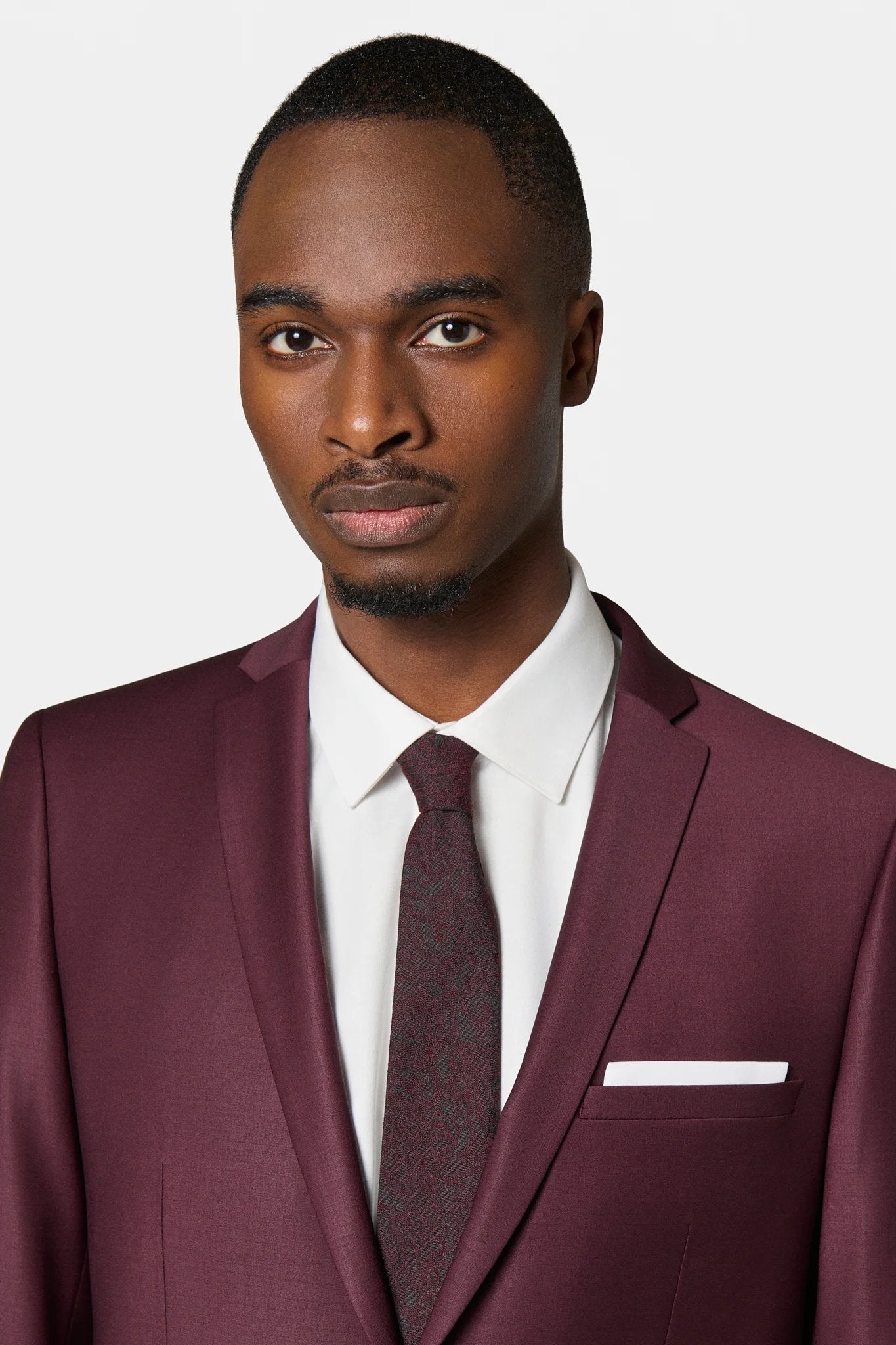 Veste de costume ajustée, laine stretch Jerem, entièrement doublée, poche poitrine