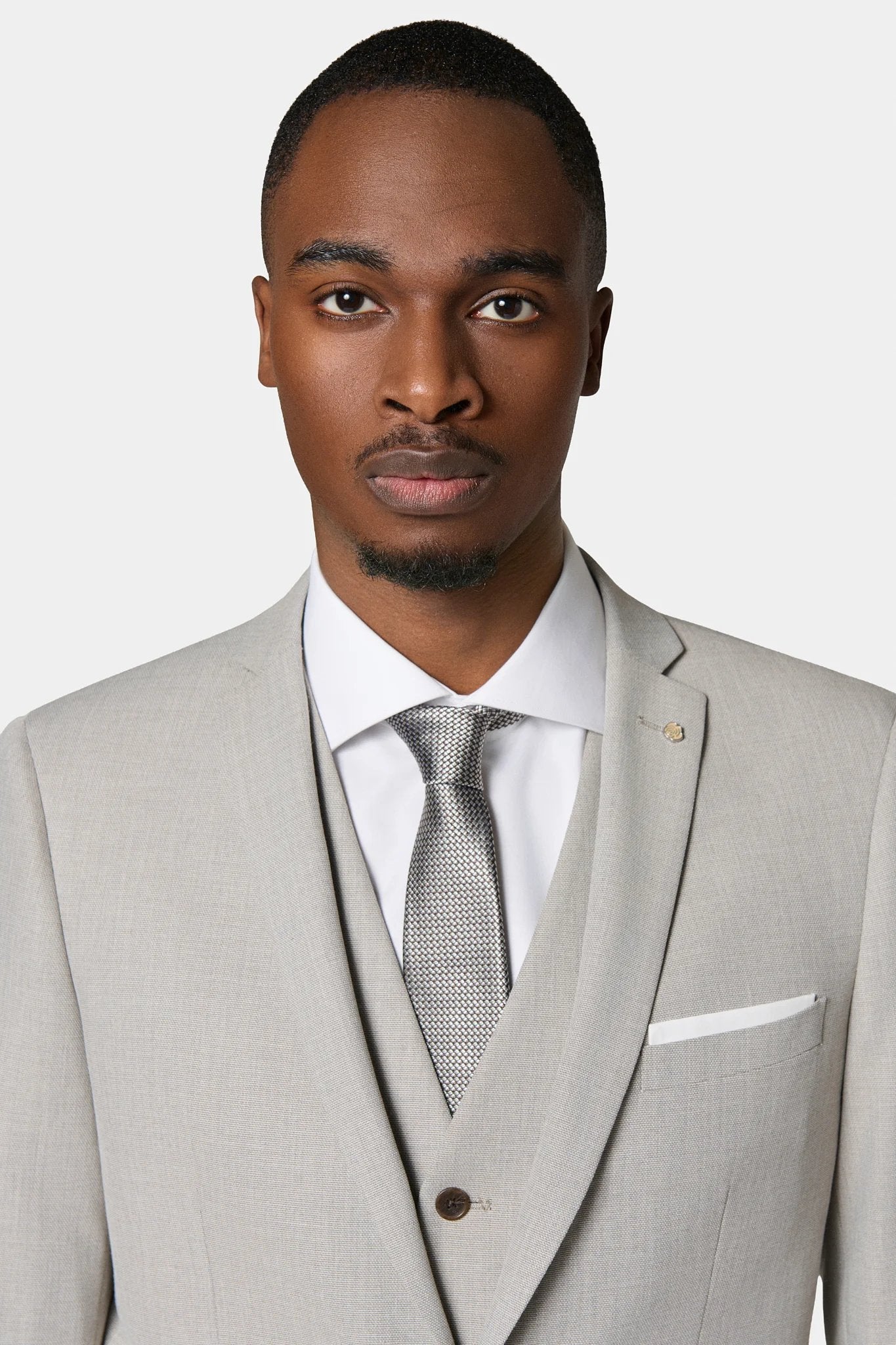 Veste de costume ajustée bi-stretch Jerem, entièrement doublée, poche poitrine