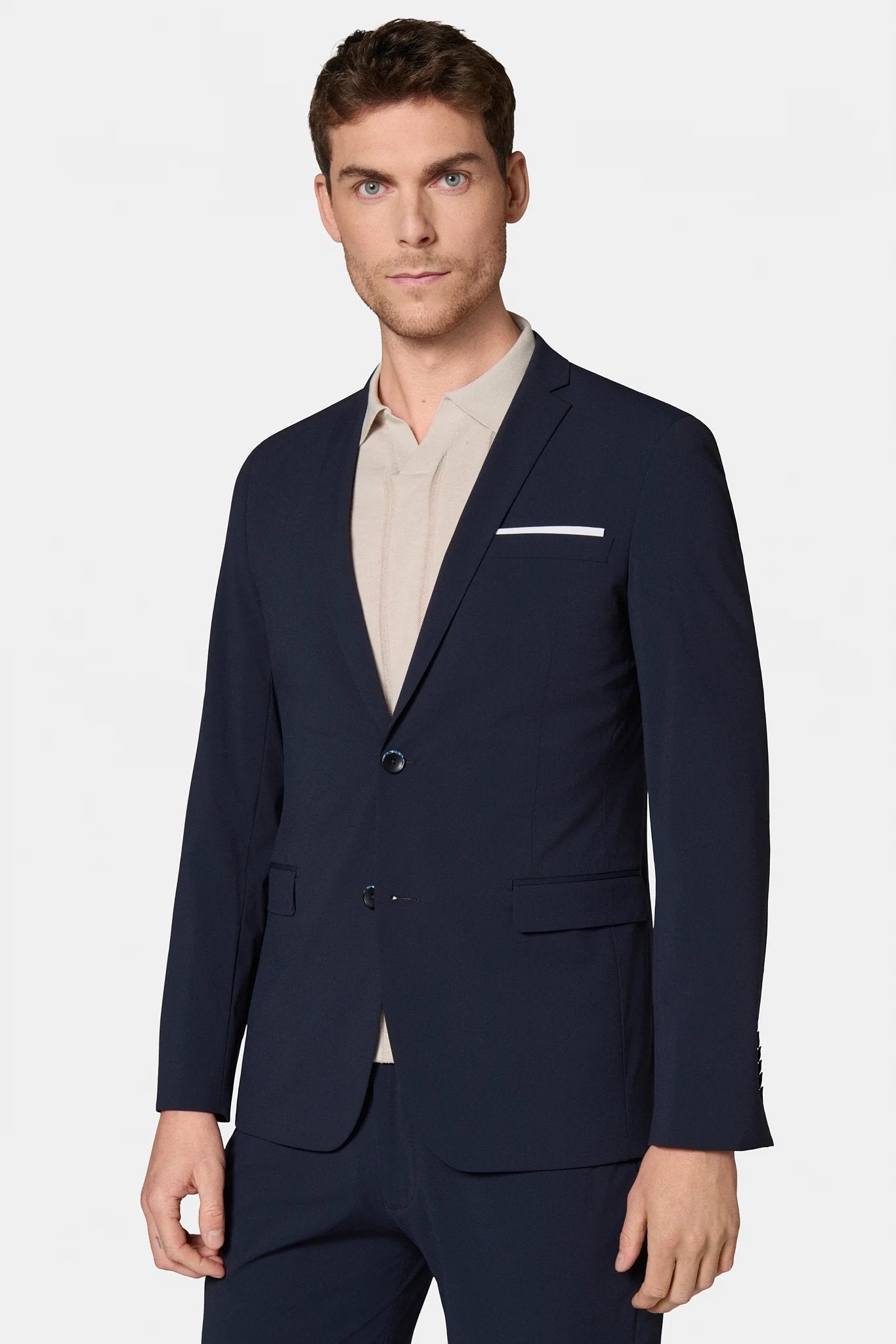 Veste de costume Jerem, poche poitrine, simple boutonnage