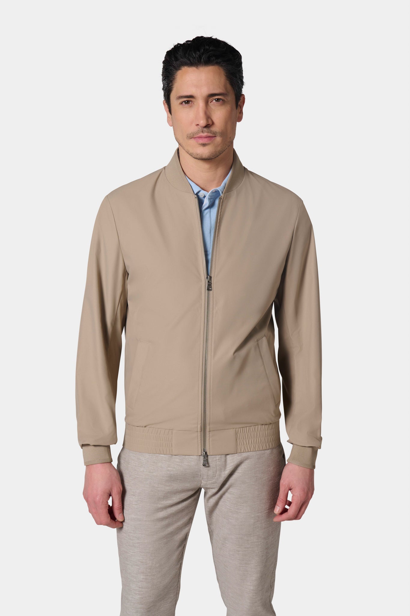 Blouson Teddy en tissu déperlant, Jerem