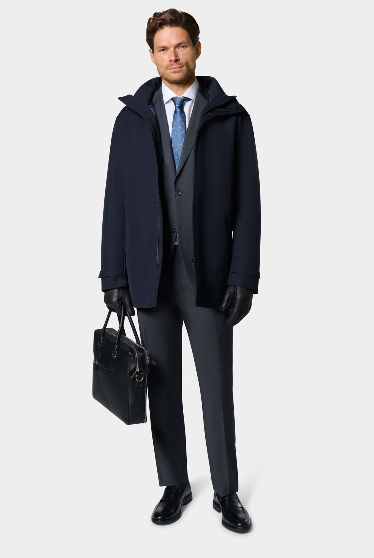 Parka coupe-vent à gilet amovible Jerem Paris, vue de dos
