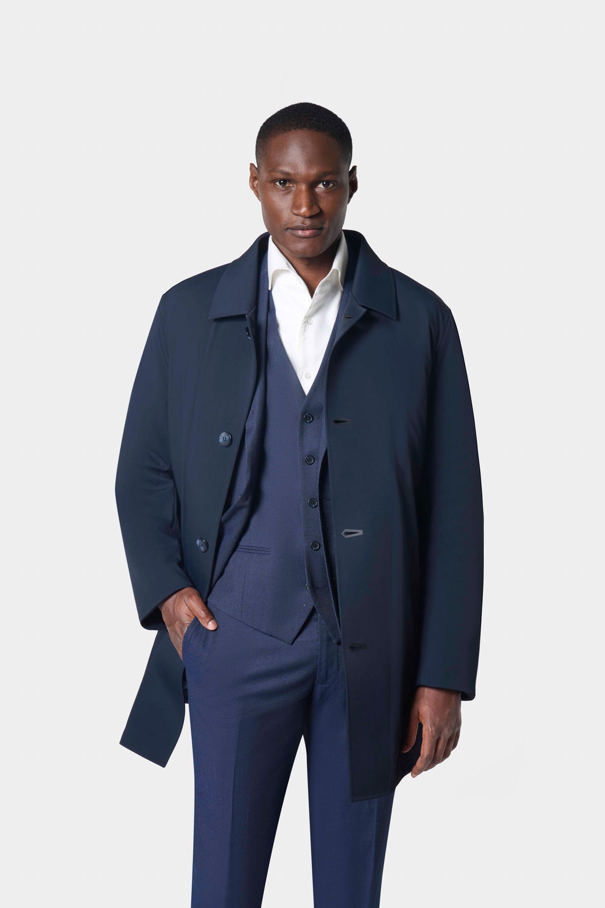Imperméable déperlant à plastron amovible Jerem Paris