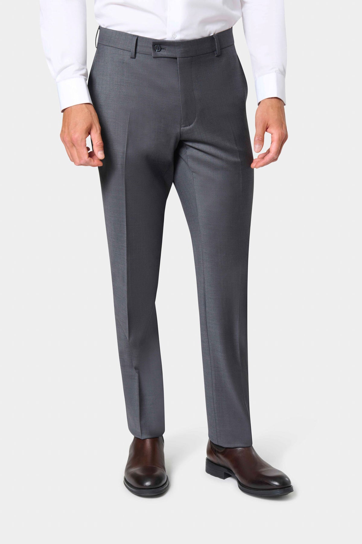Pantalon de costume lavable en laine vierge stretch — Jerem Paris