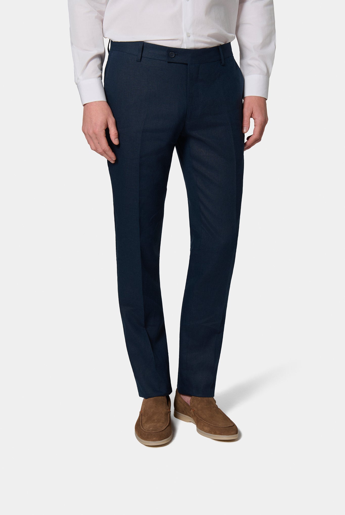 Pantalon de costume en lin chiné Jerem
