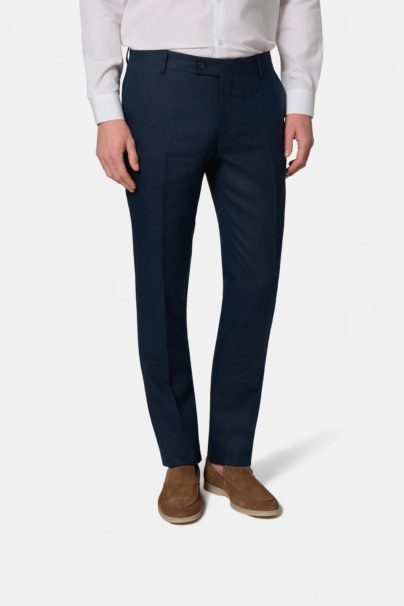 Pantalon de costume en lin chiné Jerem