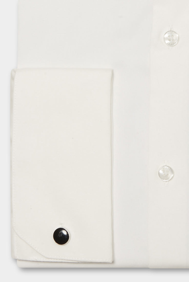 Popeline de coton tailored fit — Chemise cérémonie Jerem, col classique