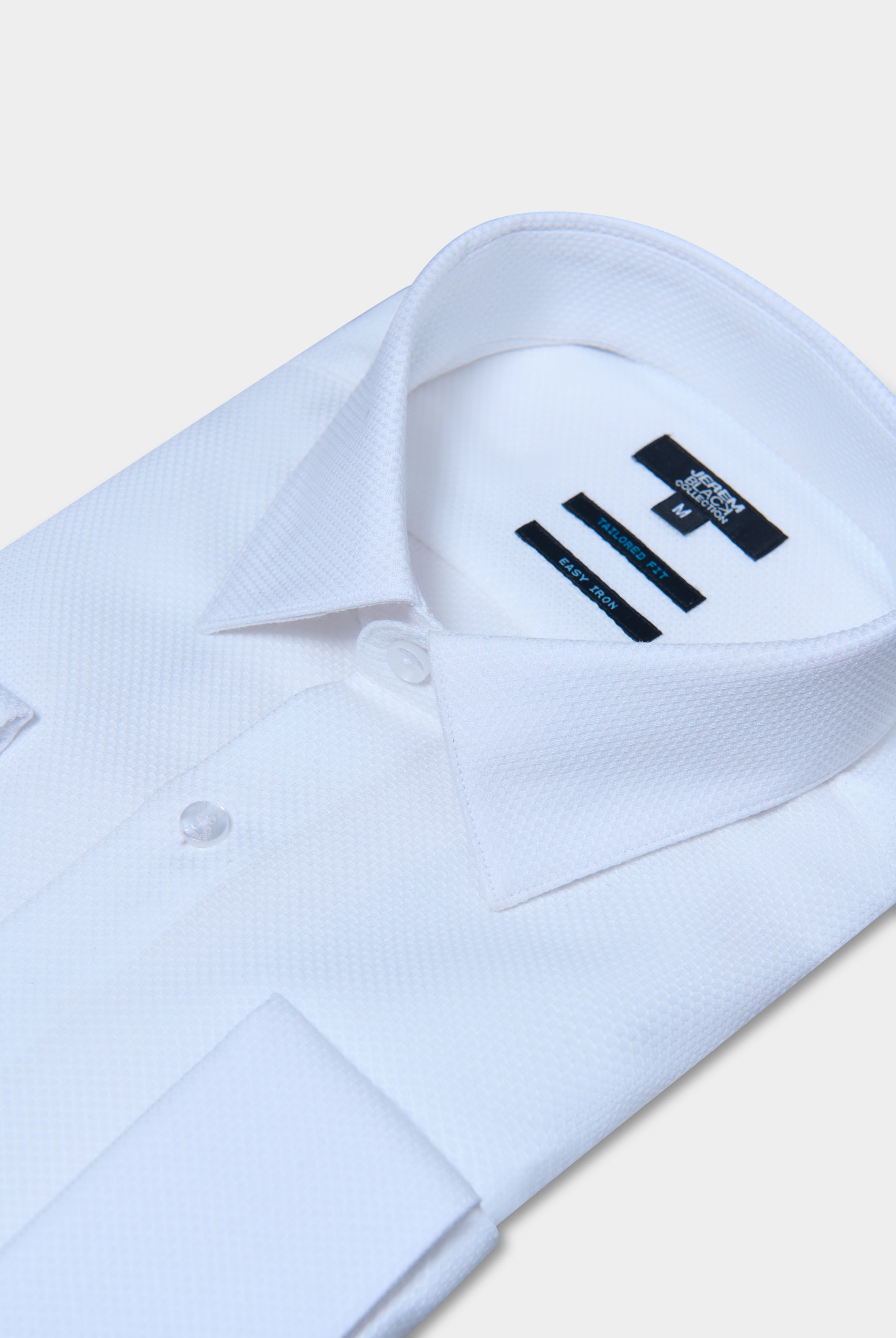 Chemise cérémonie texturée Jerem, coupe ajustée, repassage facile