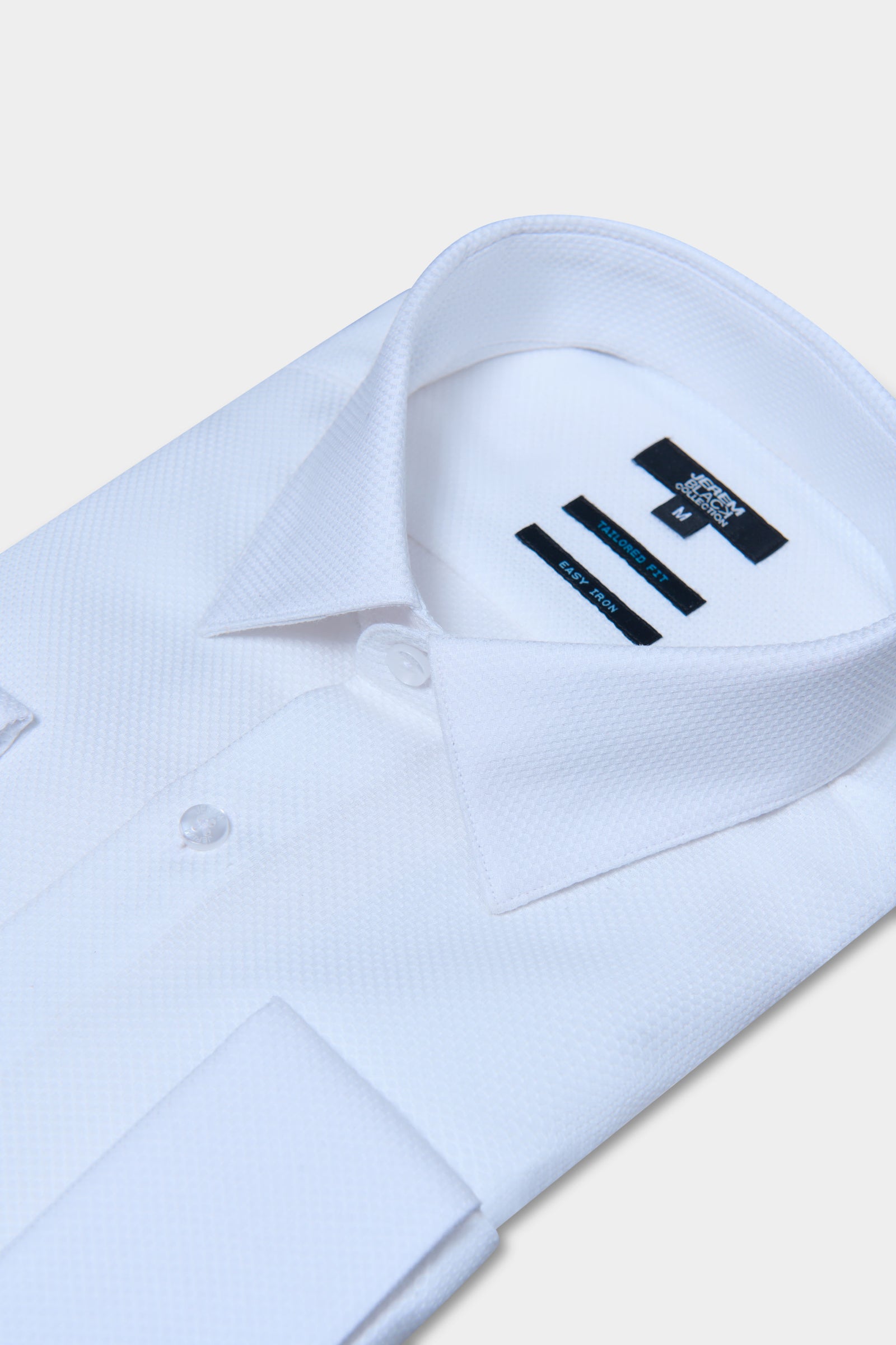 Chemise cérémonie texturée Jerem, coupe ajustée, repassage facile