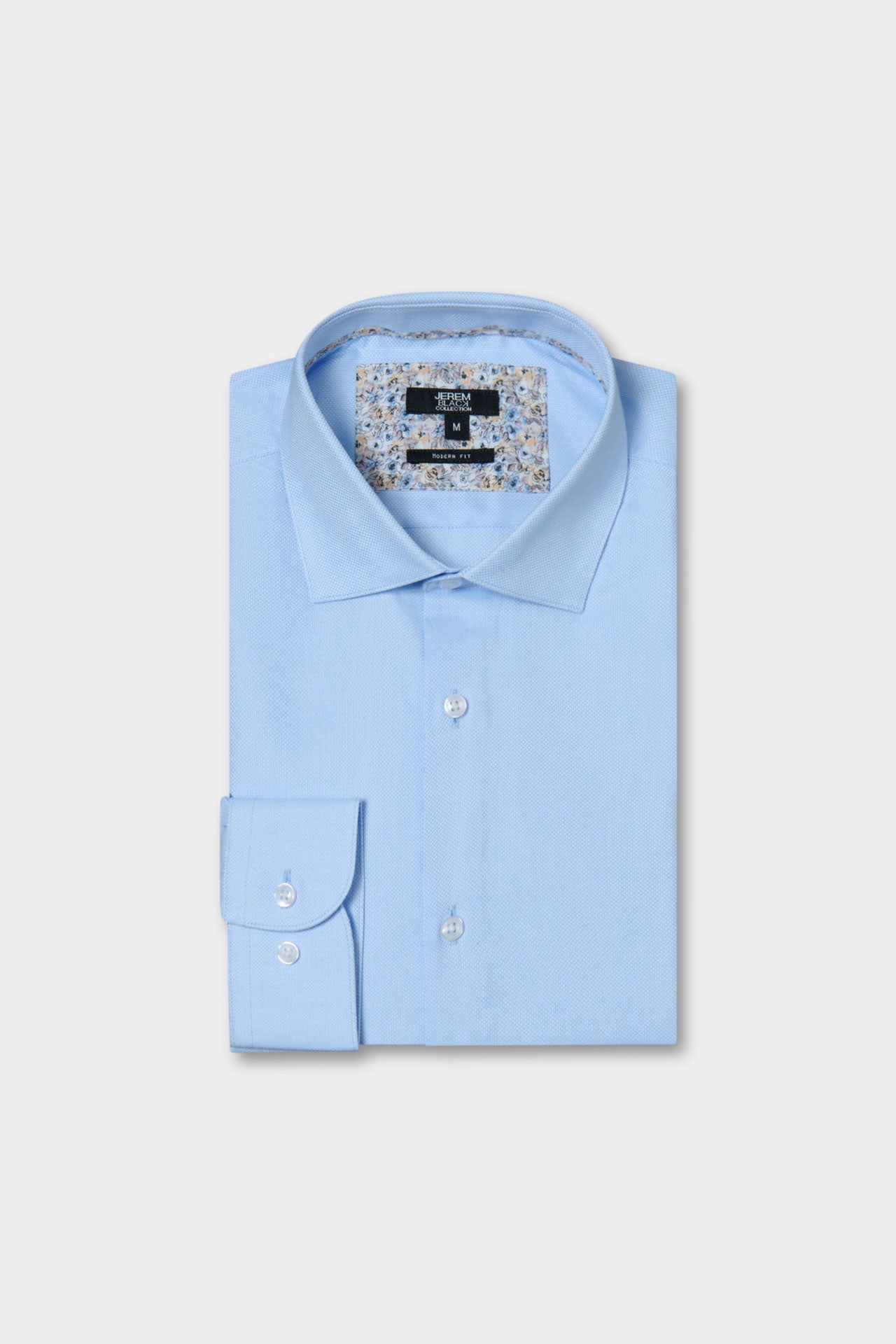 Chemise texturée, pur coton coupe droite Jerem, coupe droite, repassage facile