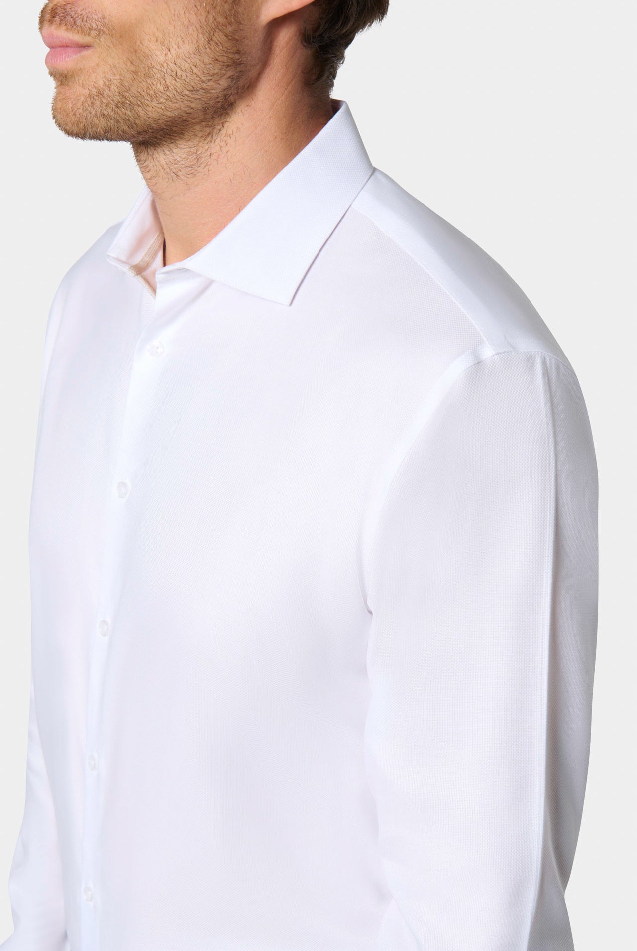 Veste de ville semi-ajustée en maille jacquard prince de galles