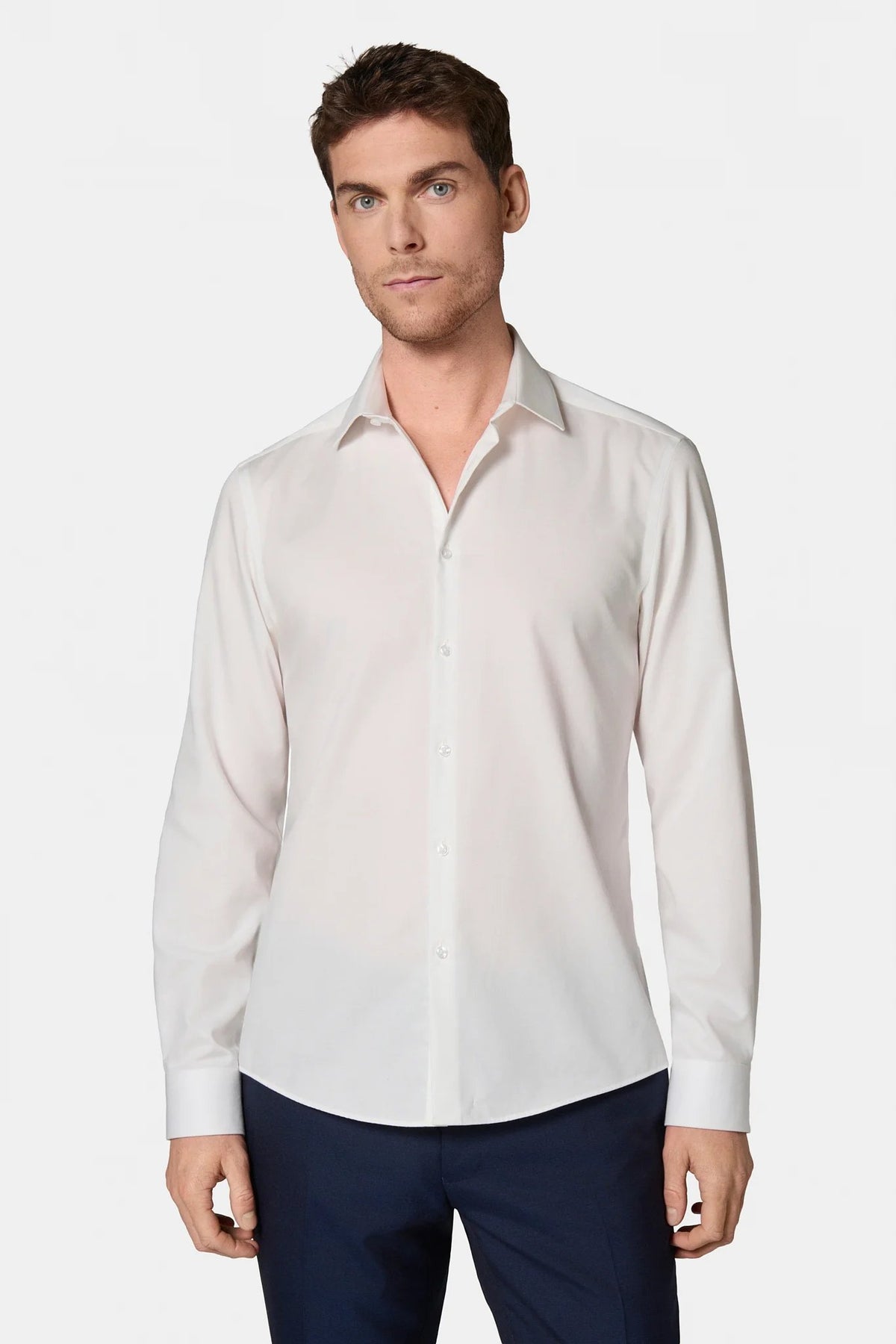 Chemise Jerem, col classique, coupe droite