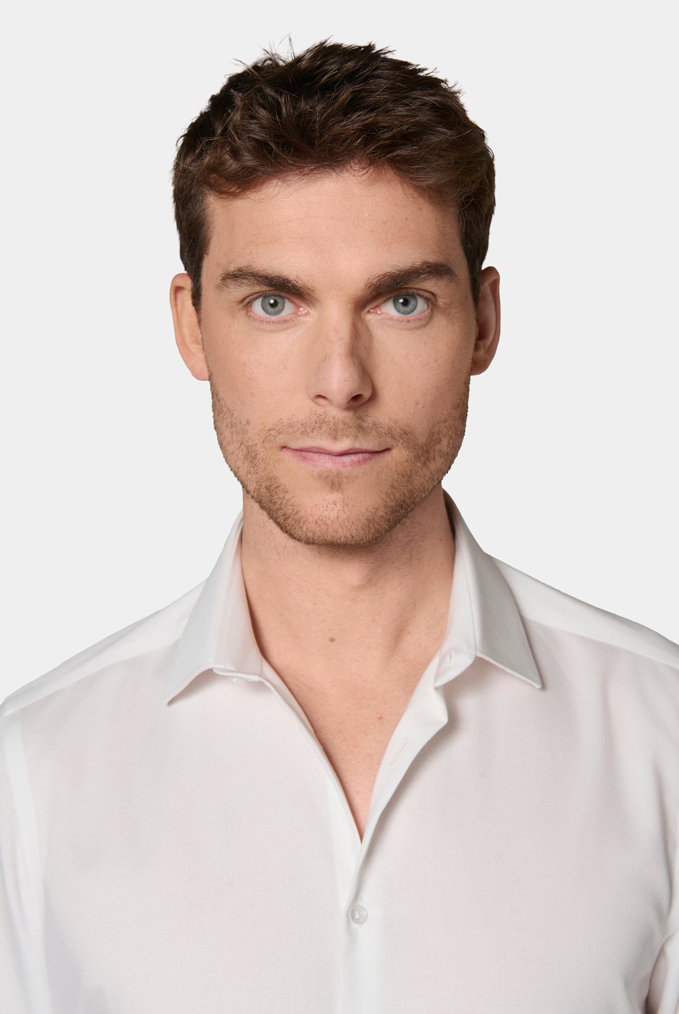 Chemise, twill de coton sans repassage comfort fit Jerem, sans repassage, col classique