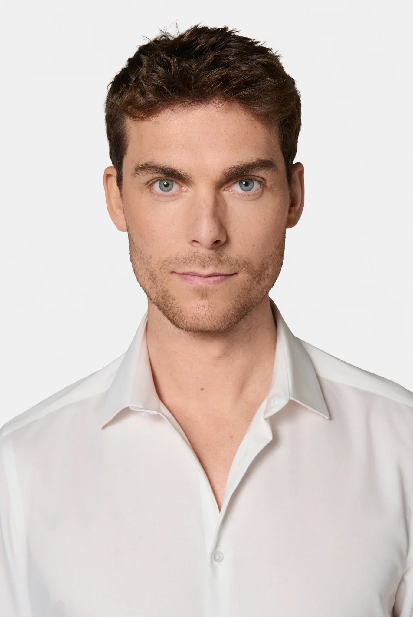 Chemise, twill de coton sans repassage comfort fit Jerem, sans repassage, col classique