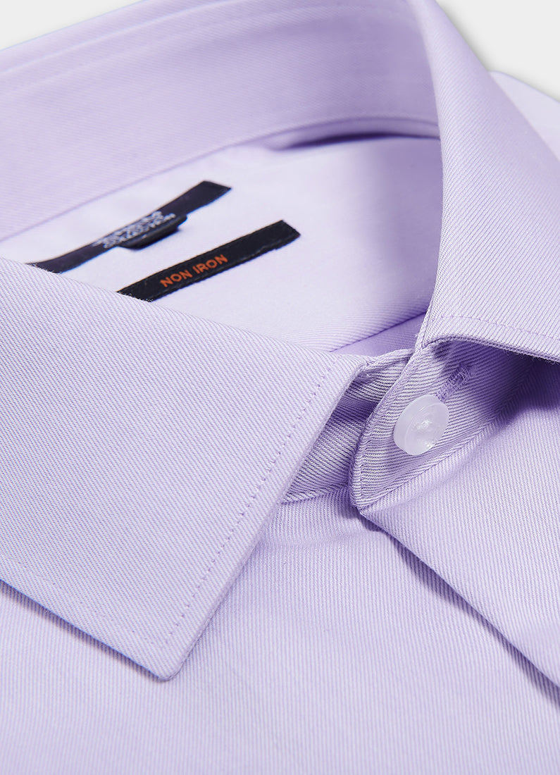 Chemise en twill de coton sans repassage comfort fit Jerem, col classique – vue 17