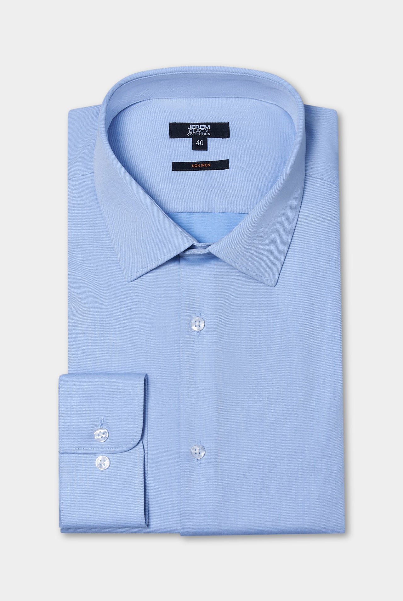 Chemise, twill de coton sans repassage comfort fit Jerem, col classique