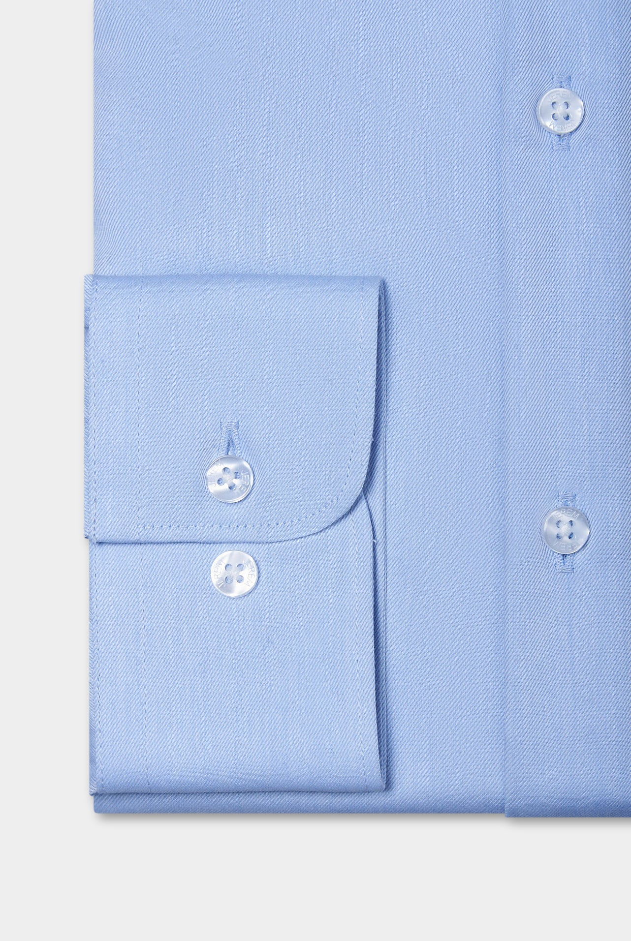 Twill de coton sans repassage comfort fit — Chemise Jerem, col classique