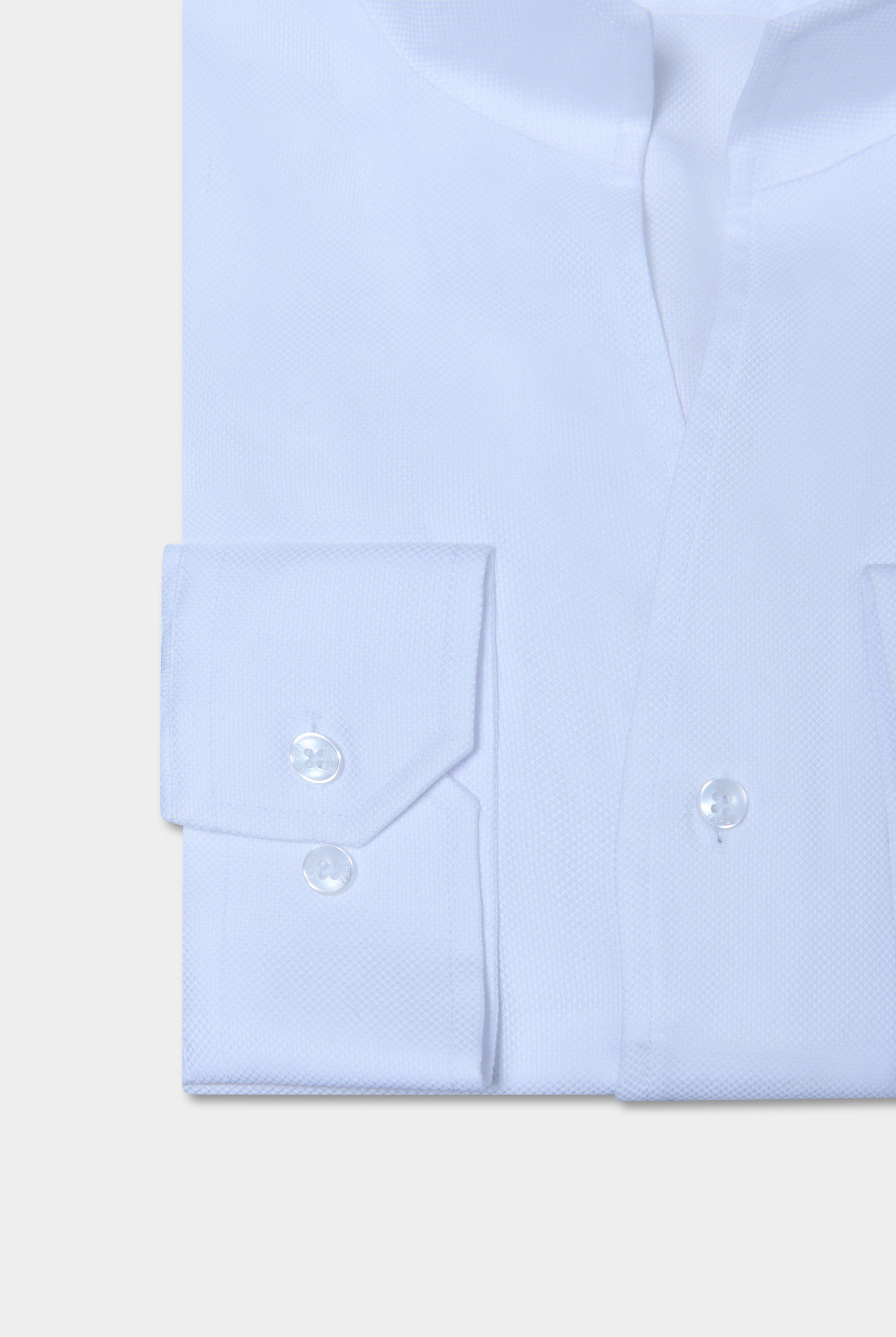 Chemise texturée, pur coton Jerem, coupe ajustée