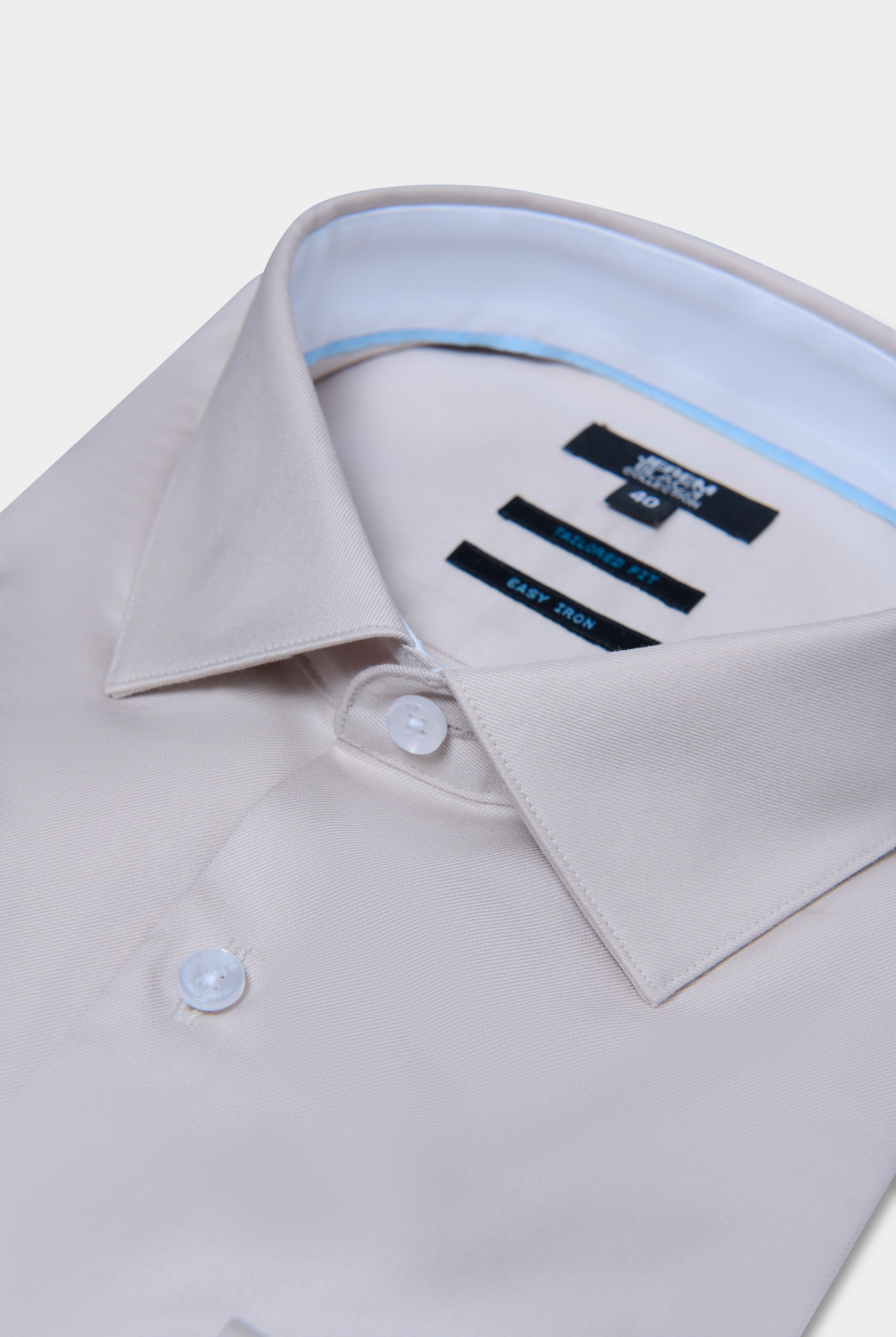 Chemise, twill de coton repassage facile coupe ajustée Jerem, coupe ajustée, repassage facile