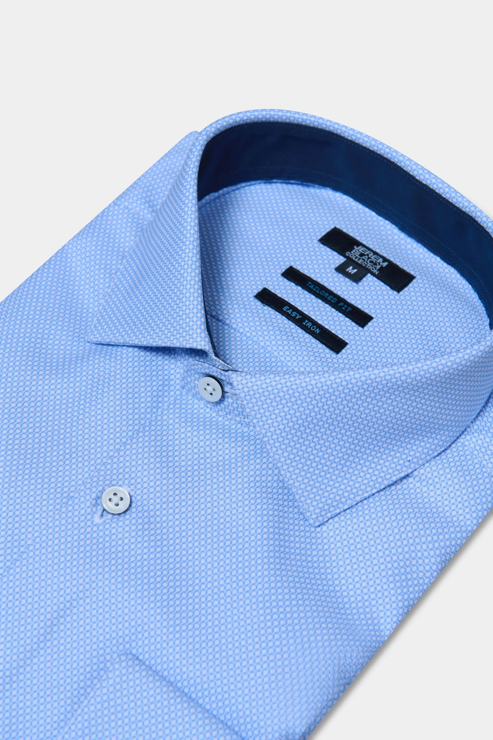 Chemise texturée, coton repassage facile coupe ajustée Jerem, coupe ajustée, repassage facile