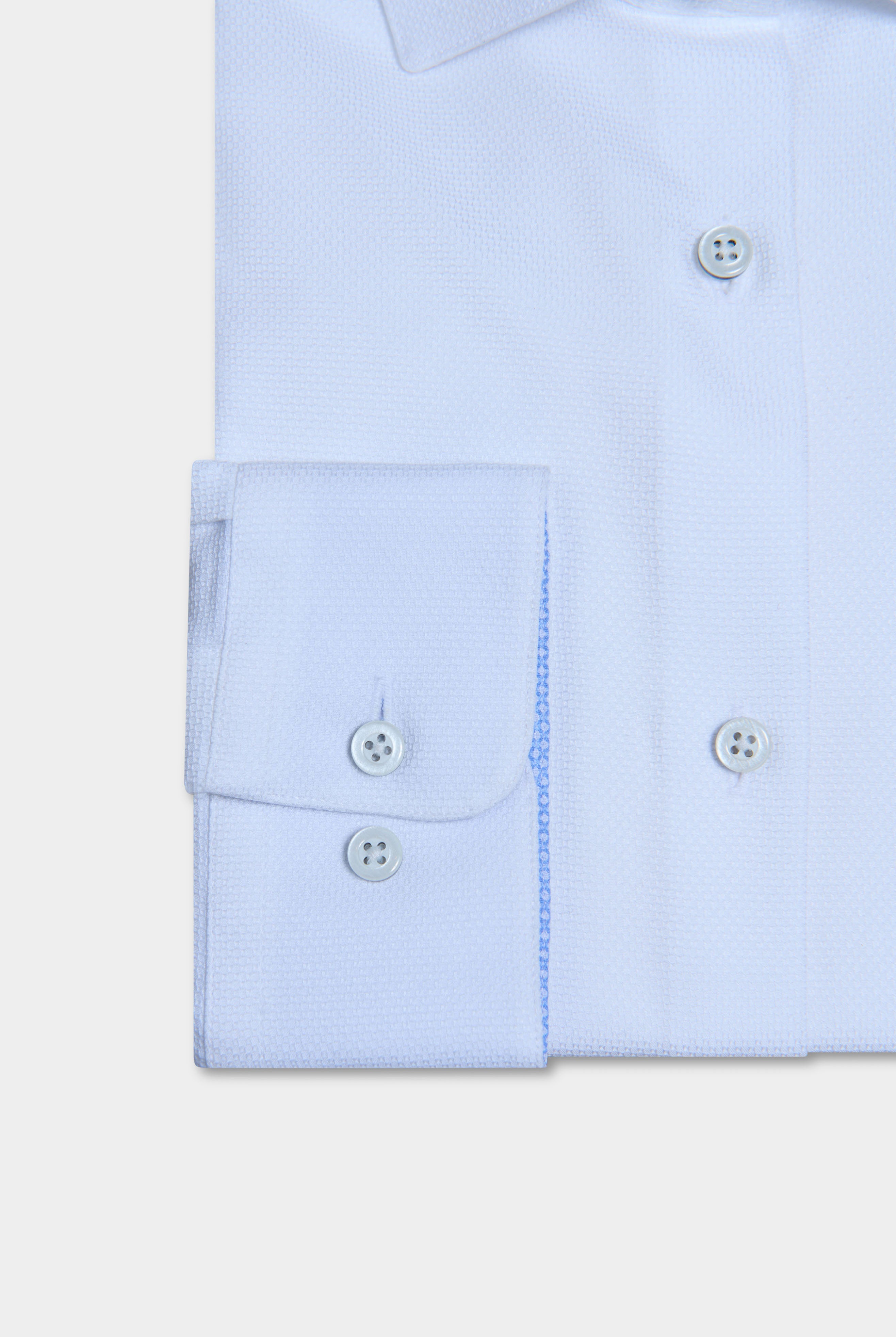 Chemise texturée, coton repassage facile Jerem, coupe ajustée, repassage facile