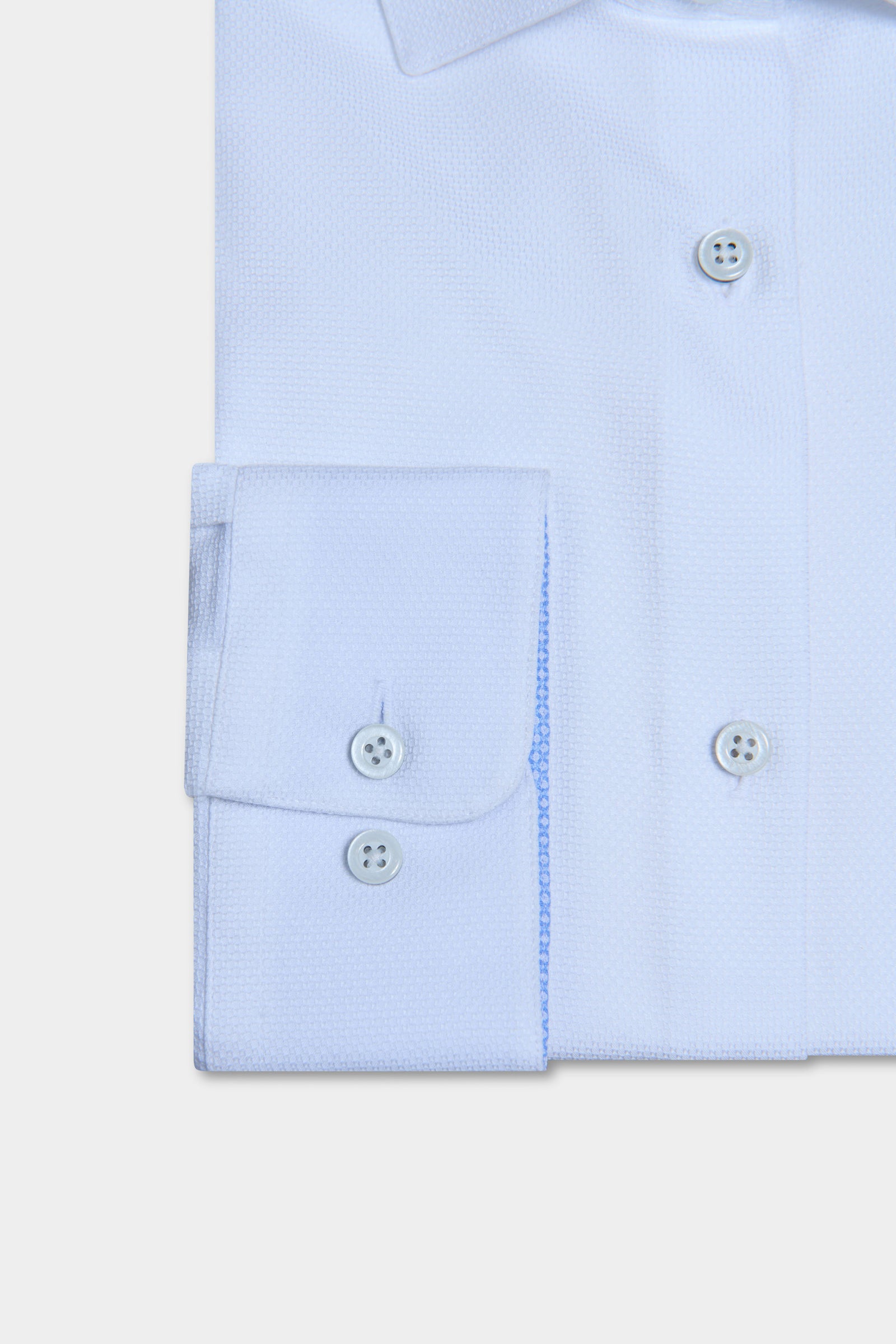 Chemise texturée, coton repassage facile Jerem, coupe ajustée, repassage facile