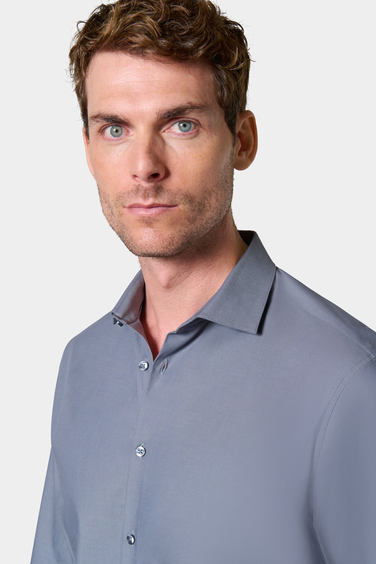Chemise droite manches courtes en COOLMAX®
