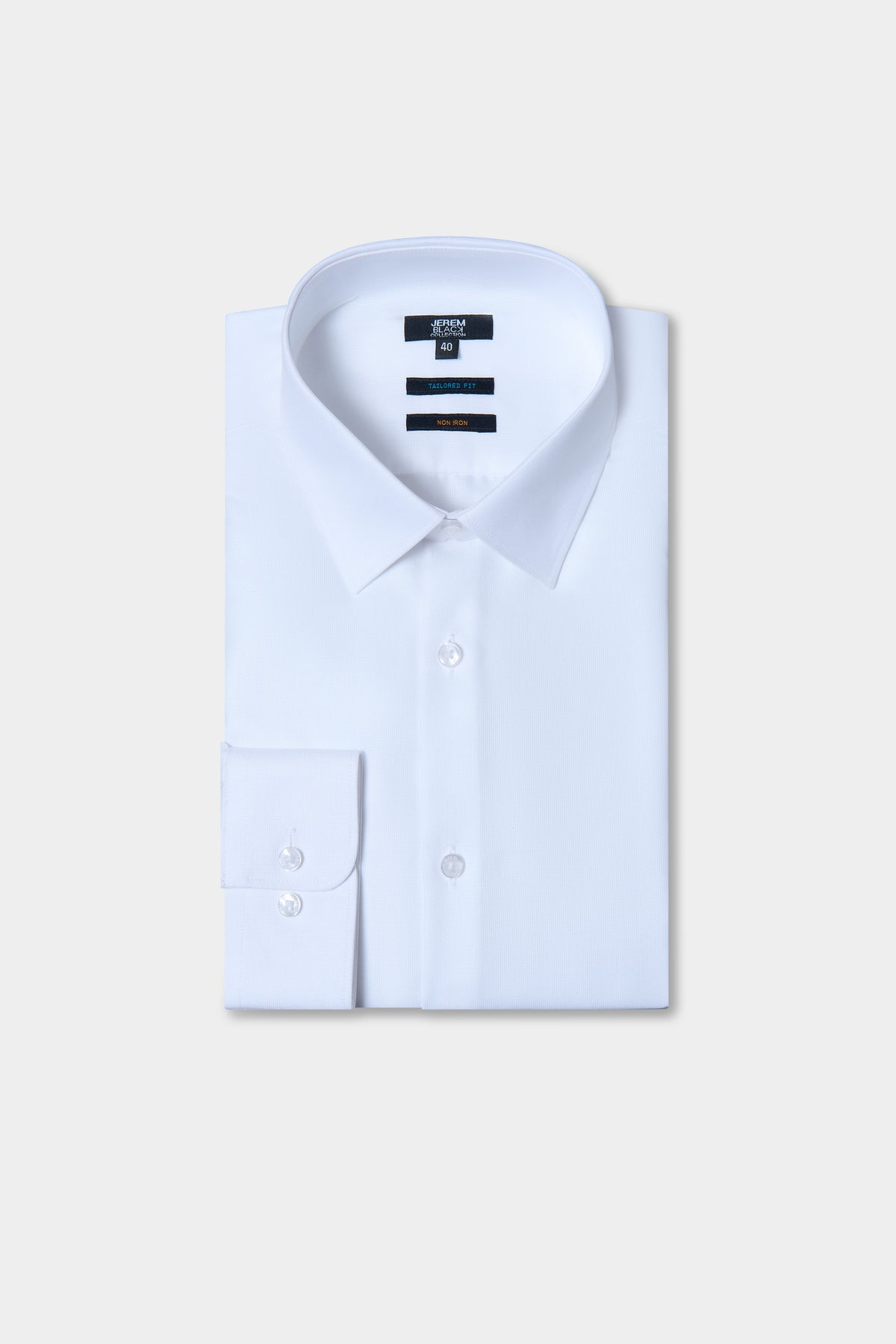 Chemise ajustée à rayures sans repassage
