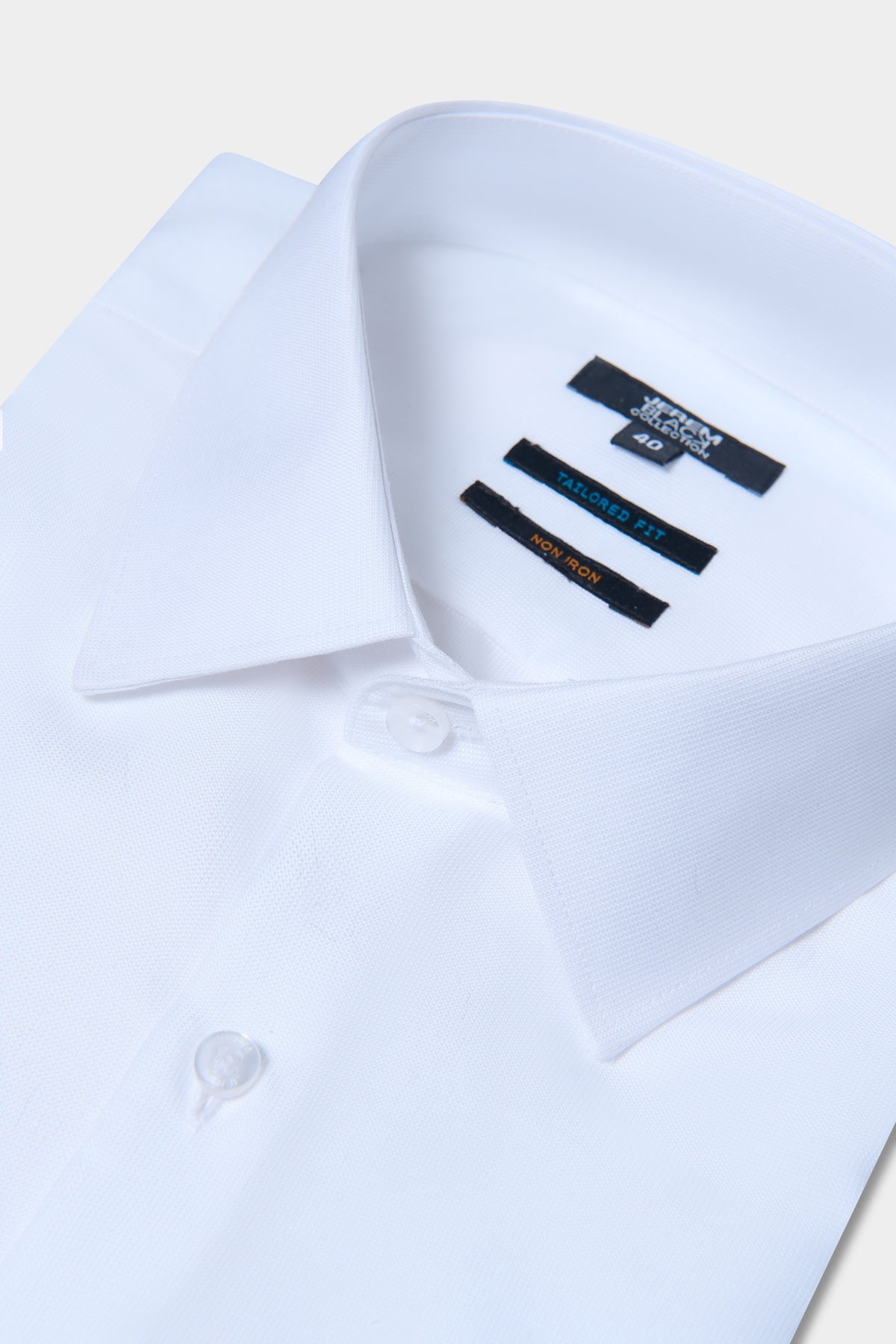 Chemise ajustée à rayures sans repassage