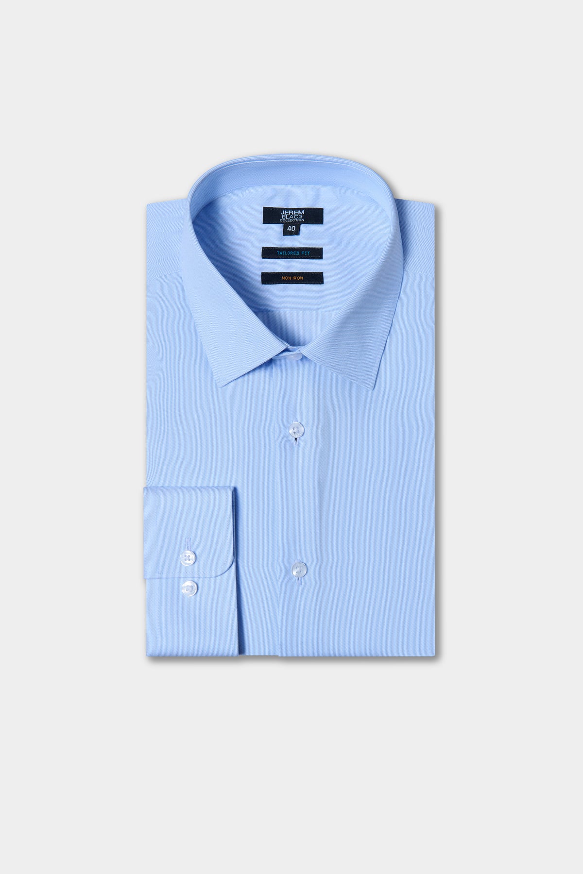 Chemise ajustée à rayures sans repassage