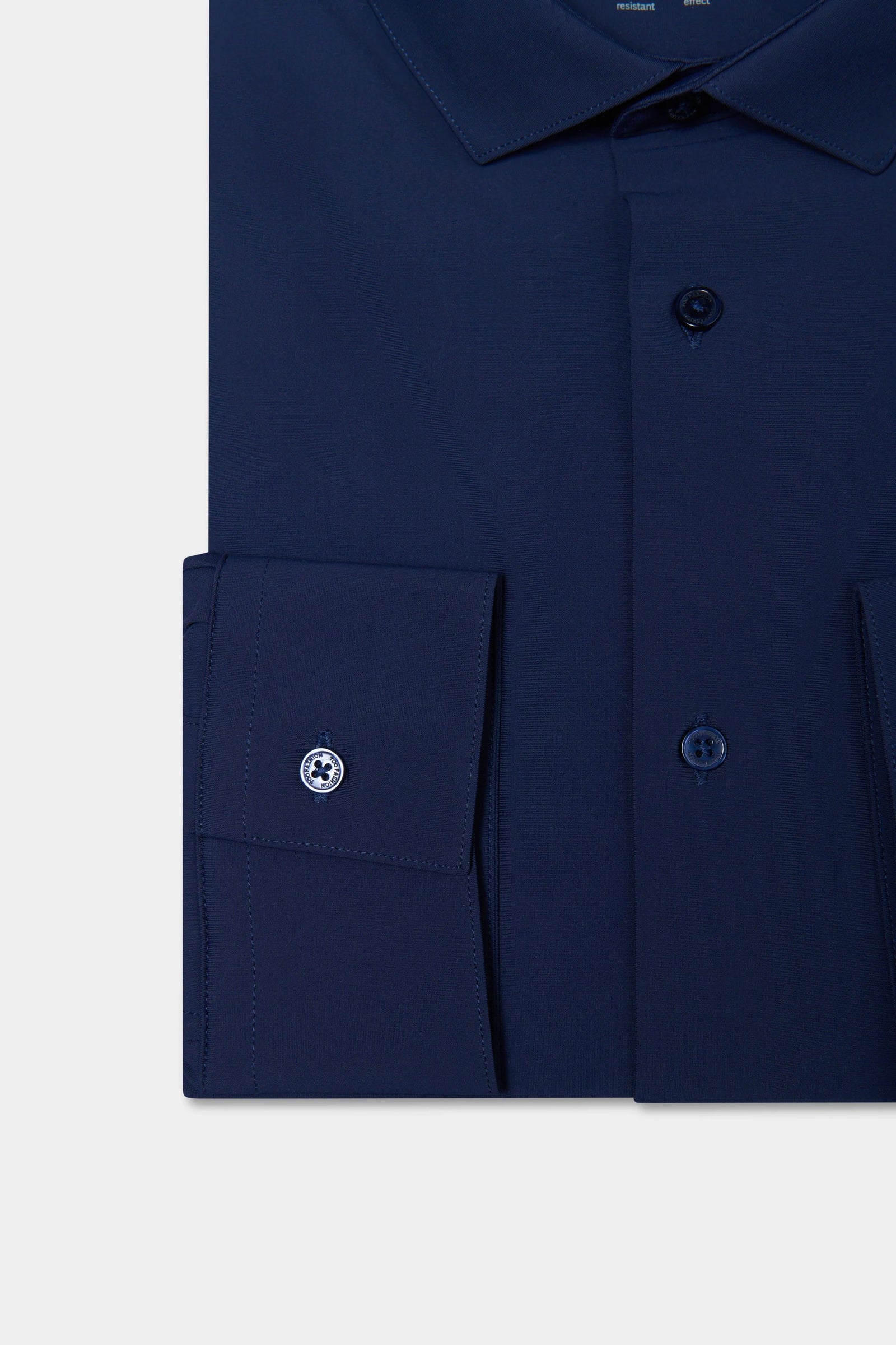 Chemise Jerem, col semi-italien, coloris noir