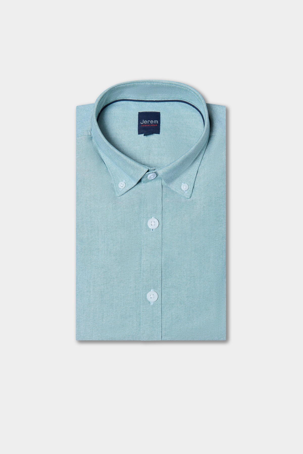 Chemise col boutonné en oxford de coton