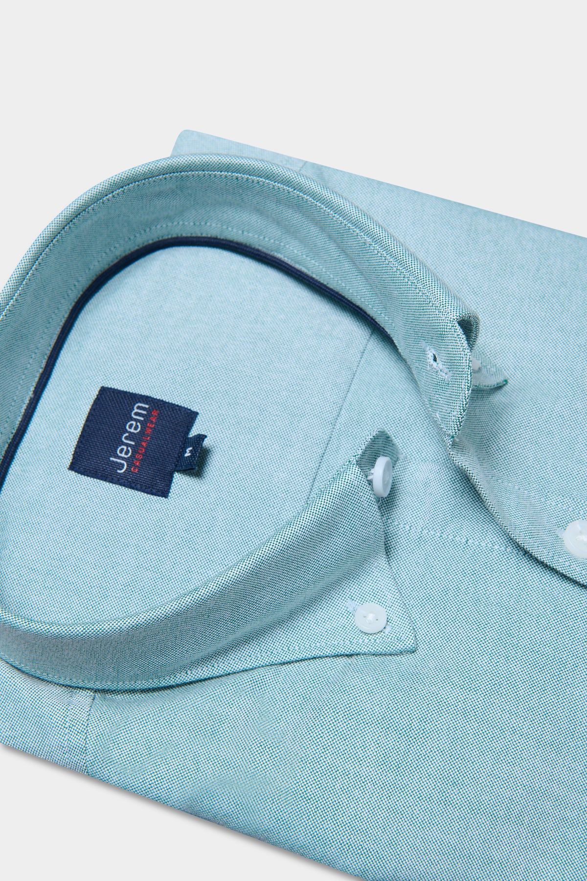 Chemise col boutonné en oxford de coton