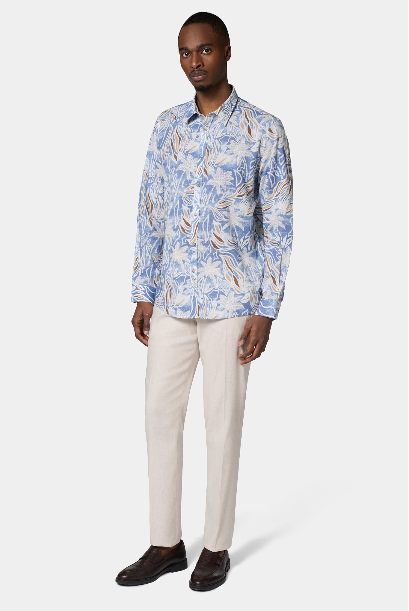 Chemise imprimée Jerem, coupe confortable, col classique