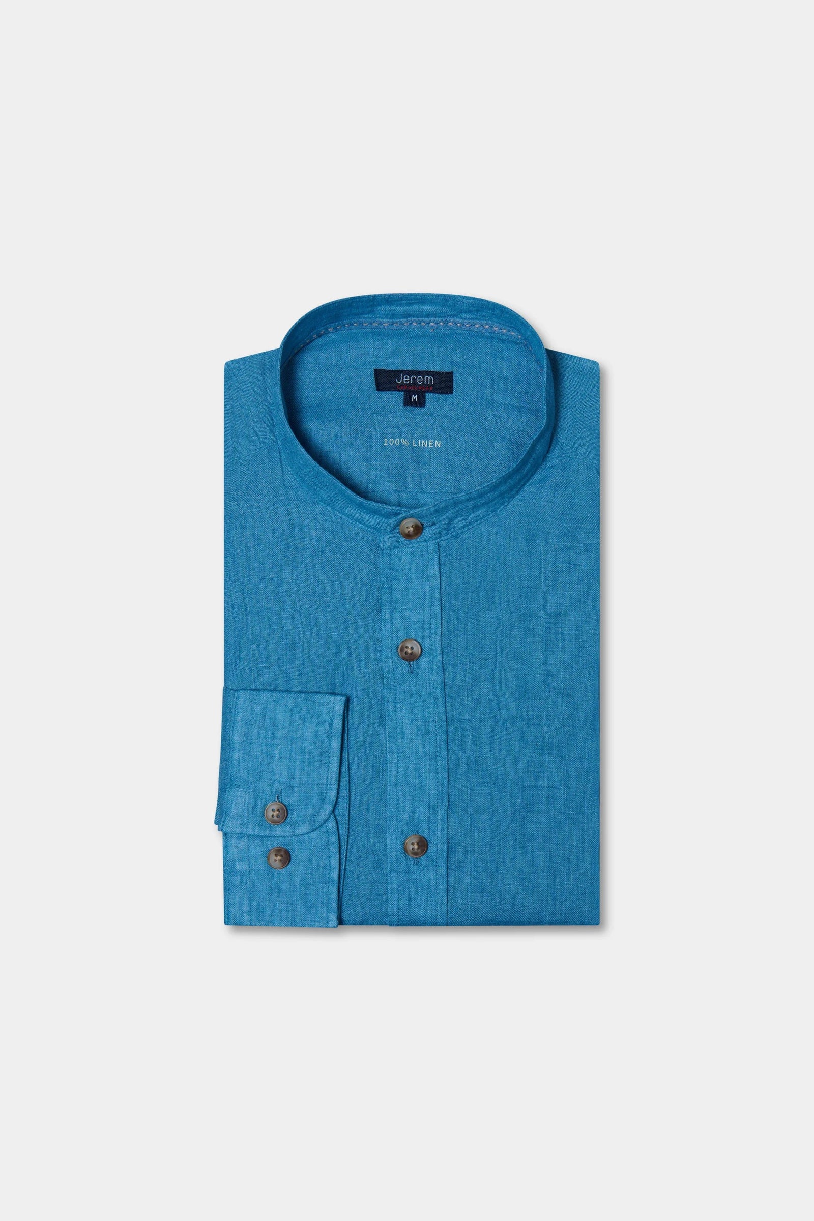 Chemise Jerem, coupe confortable, col mao