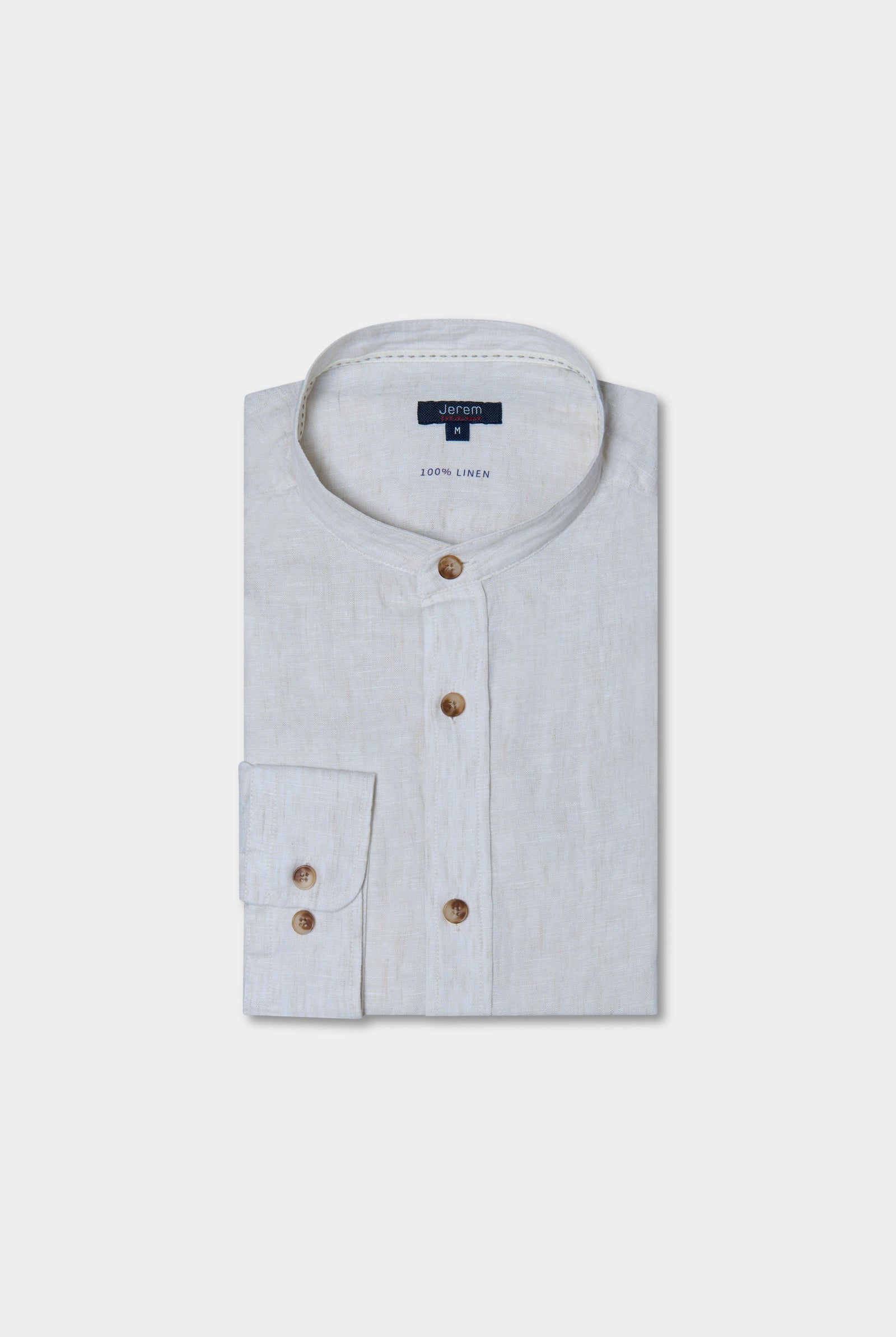 Lin col mao — Chemise Jerem, col mao