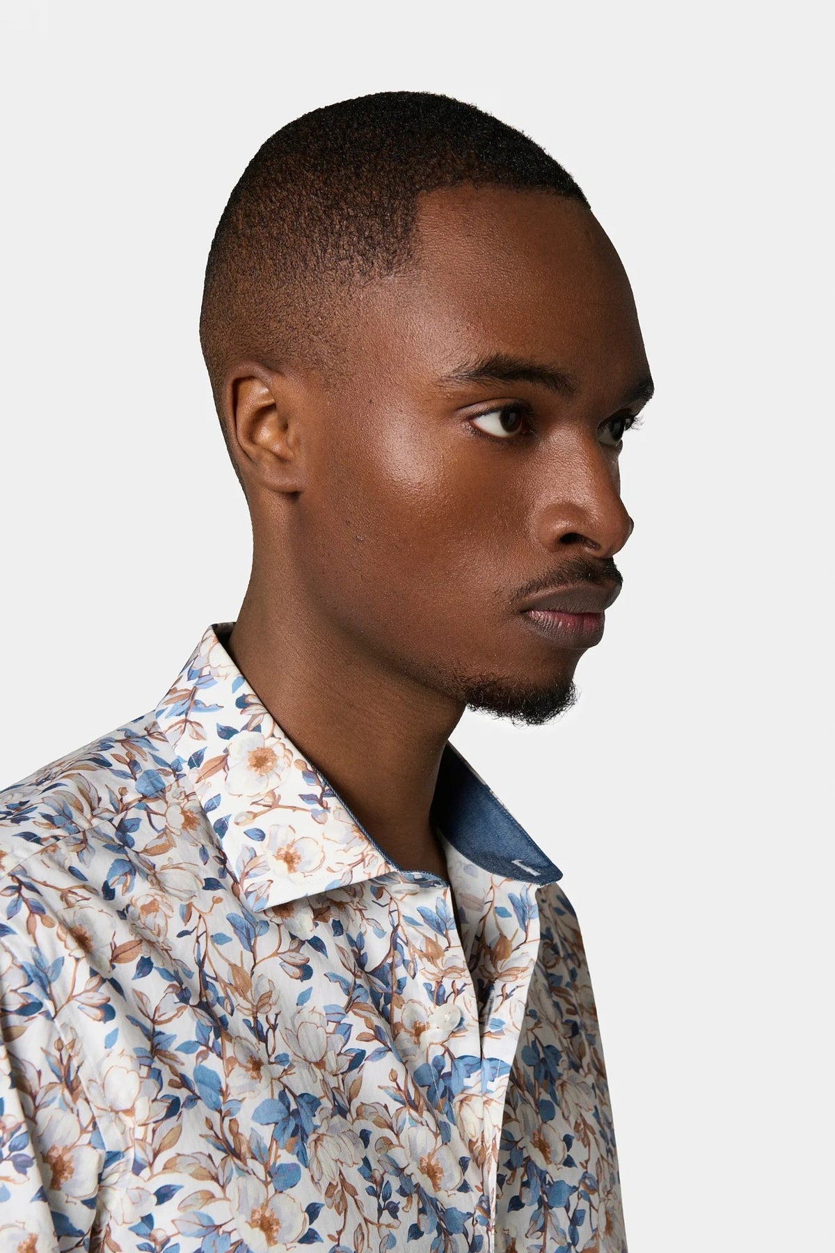Chemise imprimée fleurie Jerem vue 2