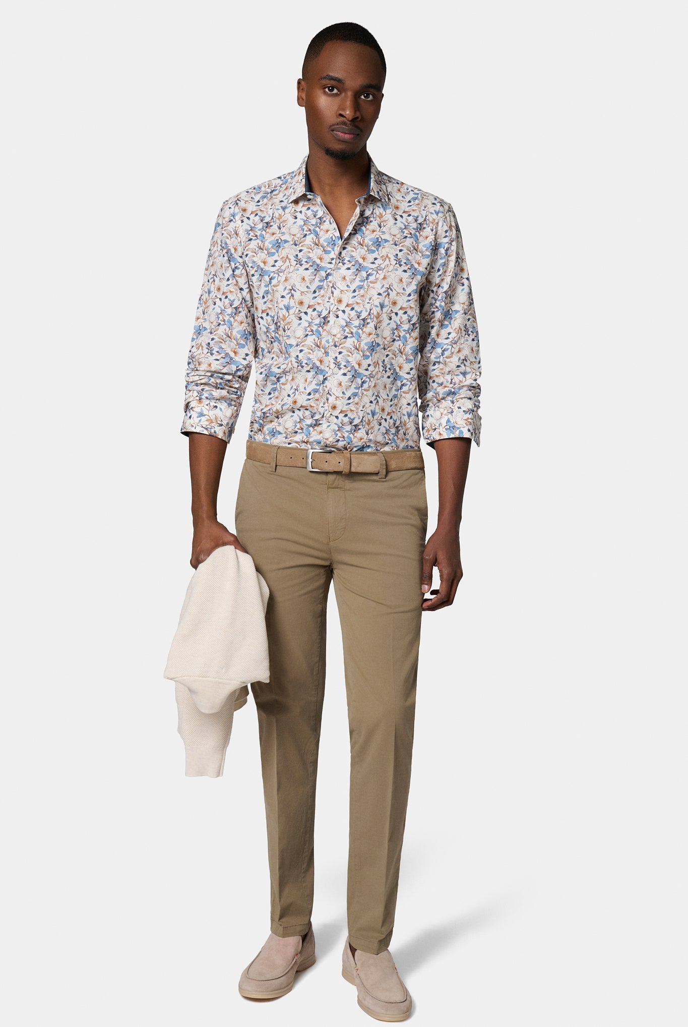 Chemise imprimée fleurie Jerem vue 4