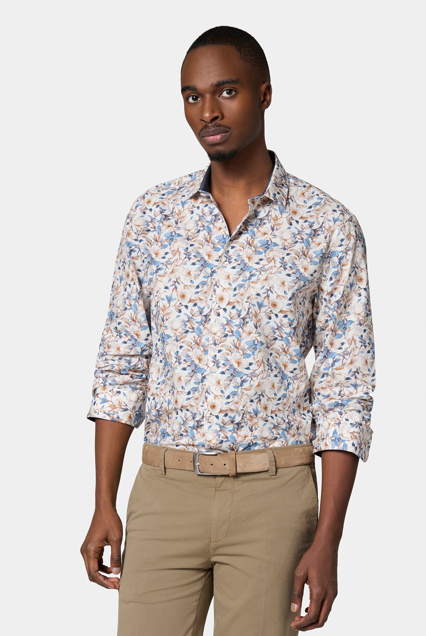 Chemise imprimée fleurie Jerem
