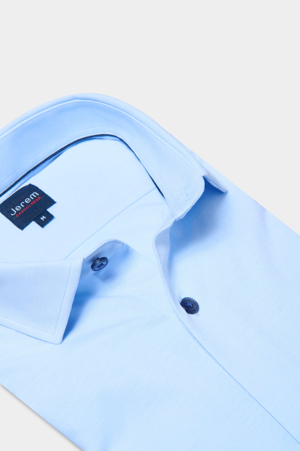 Camisa confort en algodón elástico