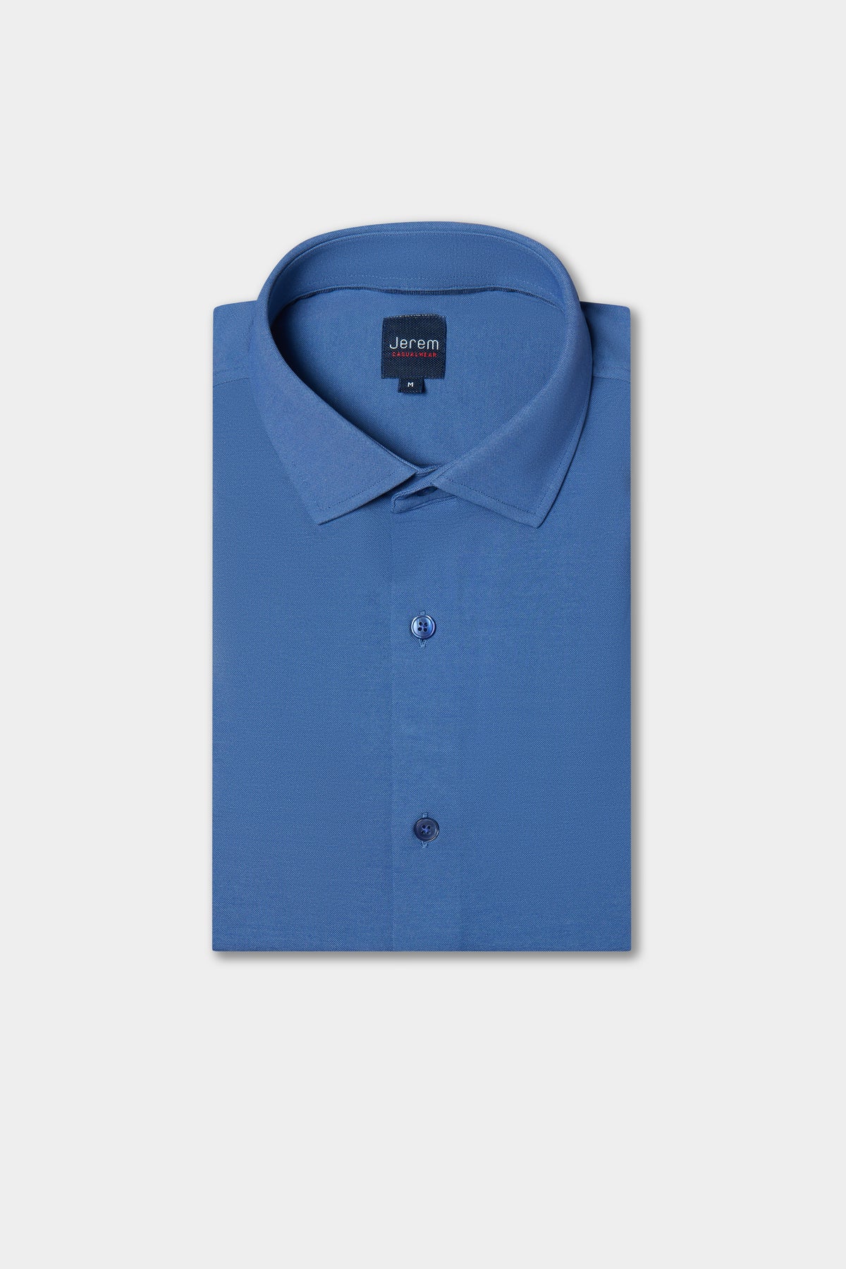 Camisa confort en algodón elástico