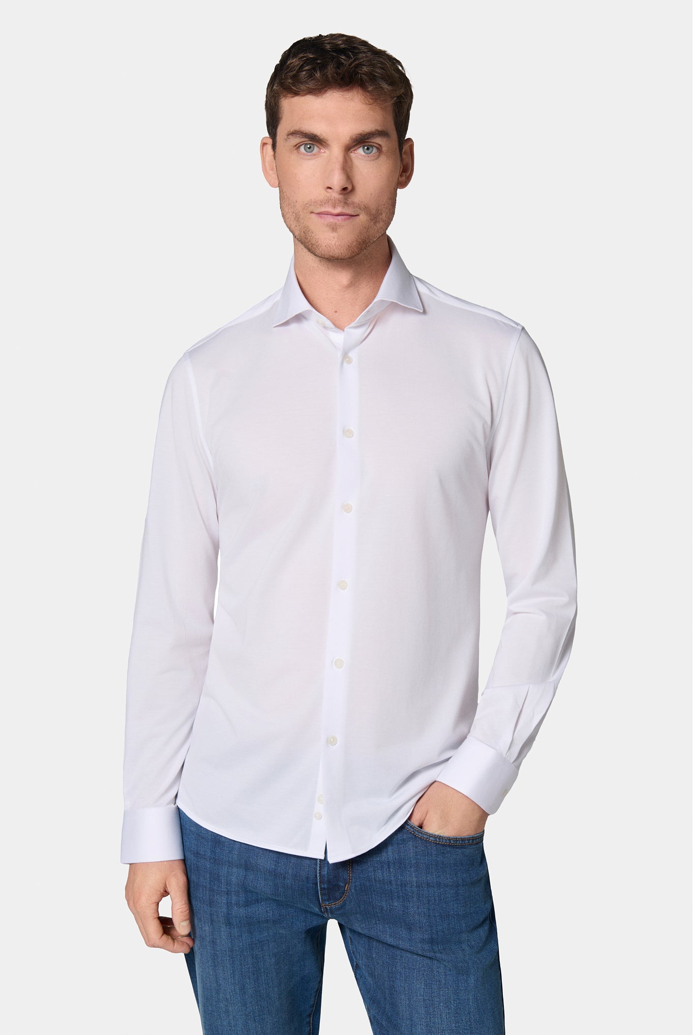Chemise en jersey Jerem, coupe confortable vue 5